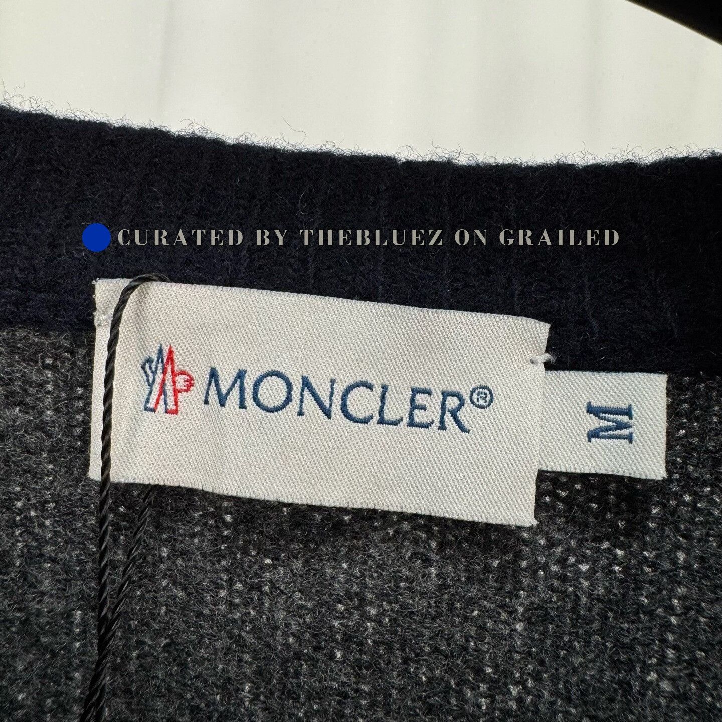 Moncler Moncler Embroidered Logo Striped Knit Sweater Size US M / EU 48-50 / 2 - 6 Thumbnail