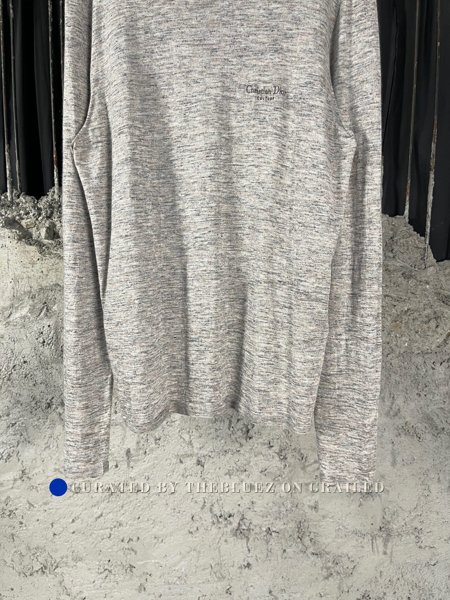 Dior Dior SS25 Plain Knit Embroidered Logo Longsleeve Size US L / EU 52-54 / 3 - 3 Thumbnail