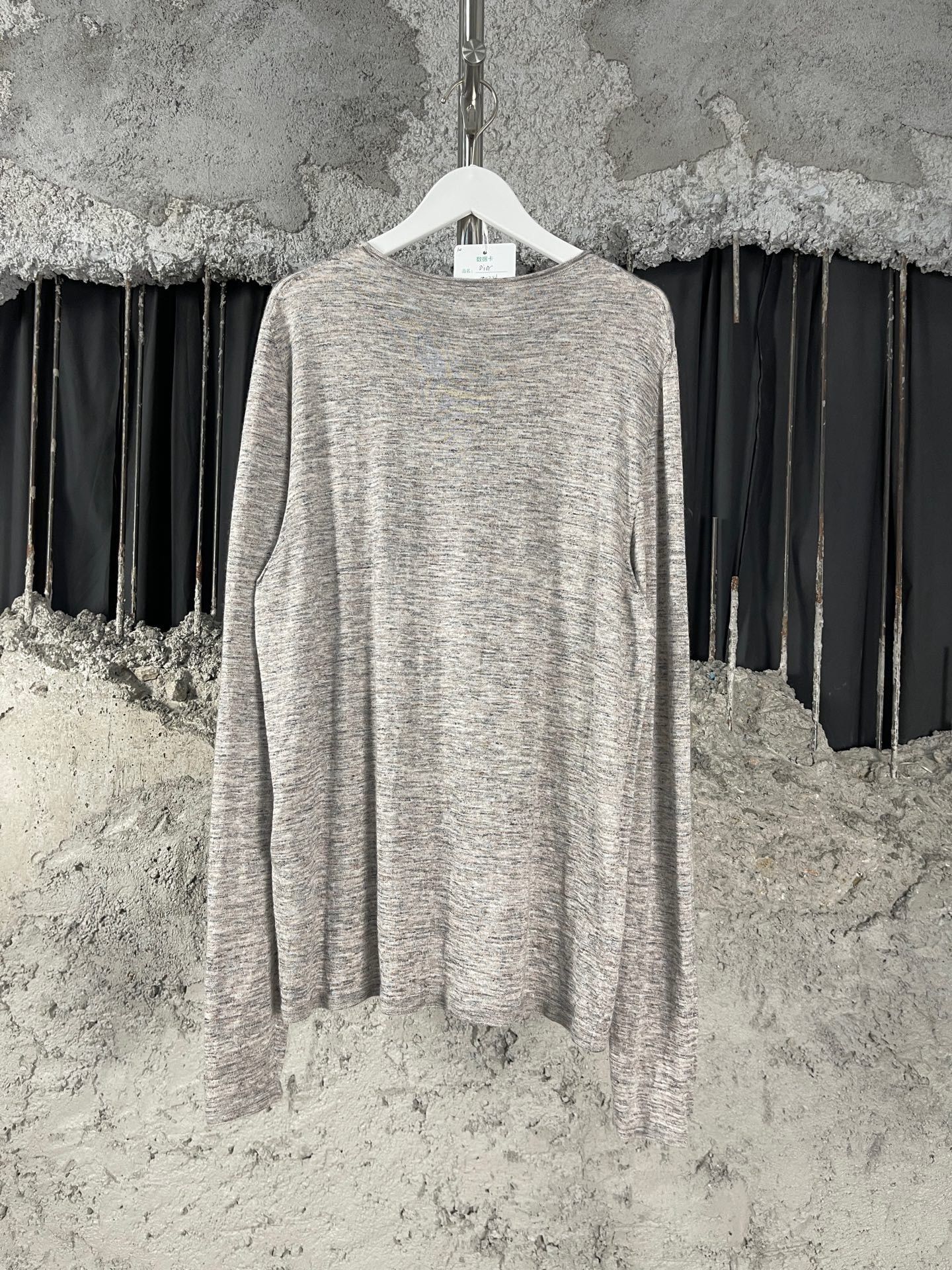 Dior Dior SS25 Plain Knit Embroidered Logo Longsleeve Size US L / EU 52-54 / 3 - 4 Thumbnail