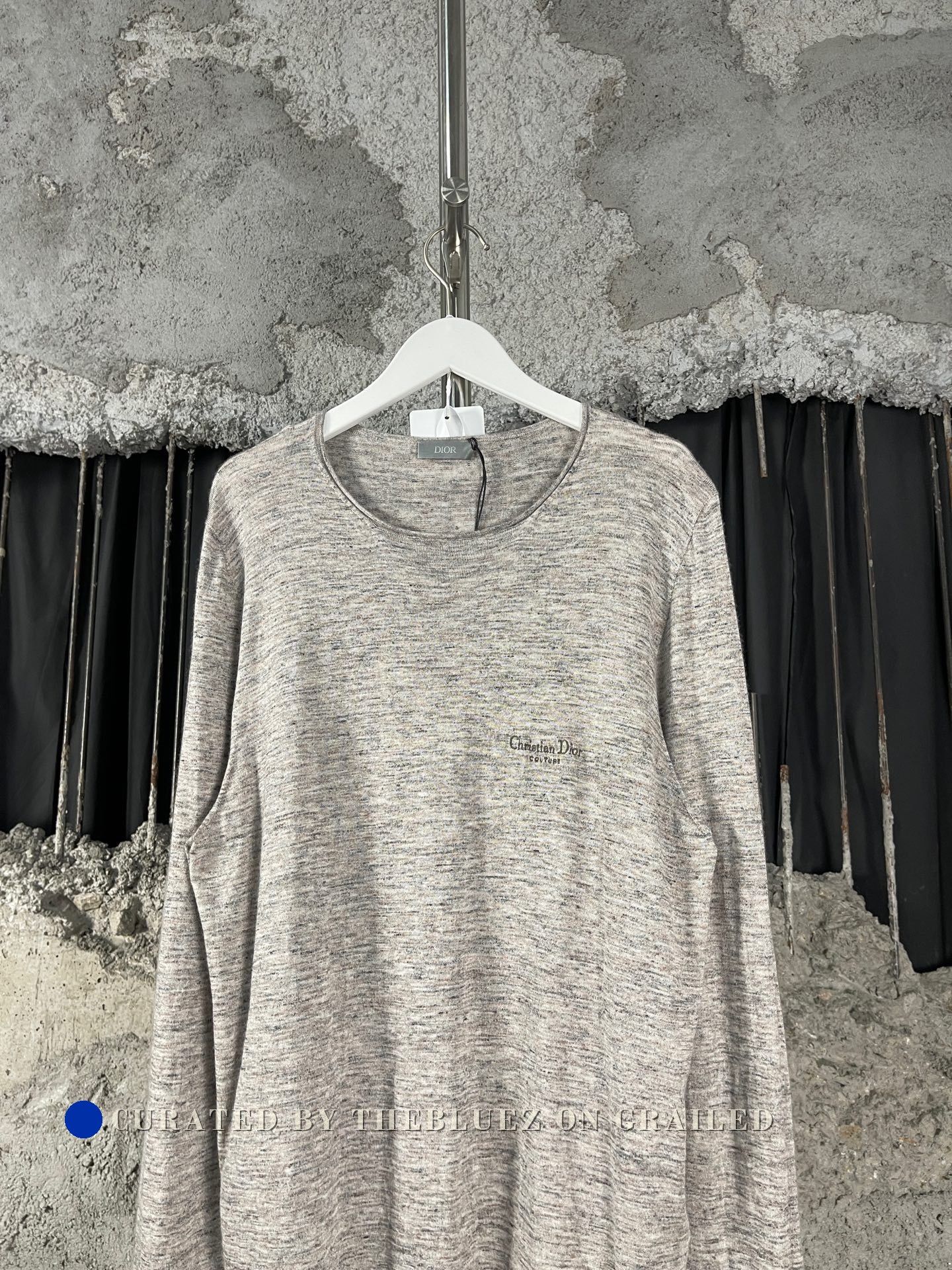 Dior Dior SS25 Plain Knit Embroidered Logo Longsleeve Size US L / EU 52-54 / 3 - 2 Thumbnail