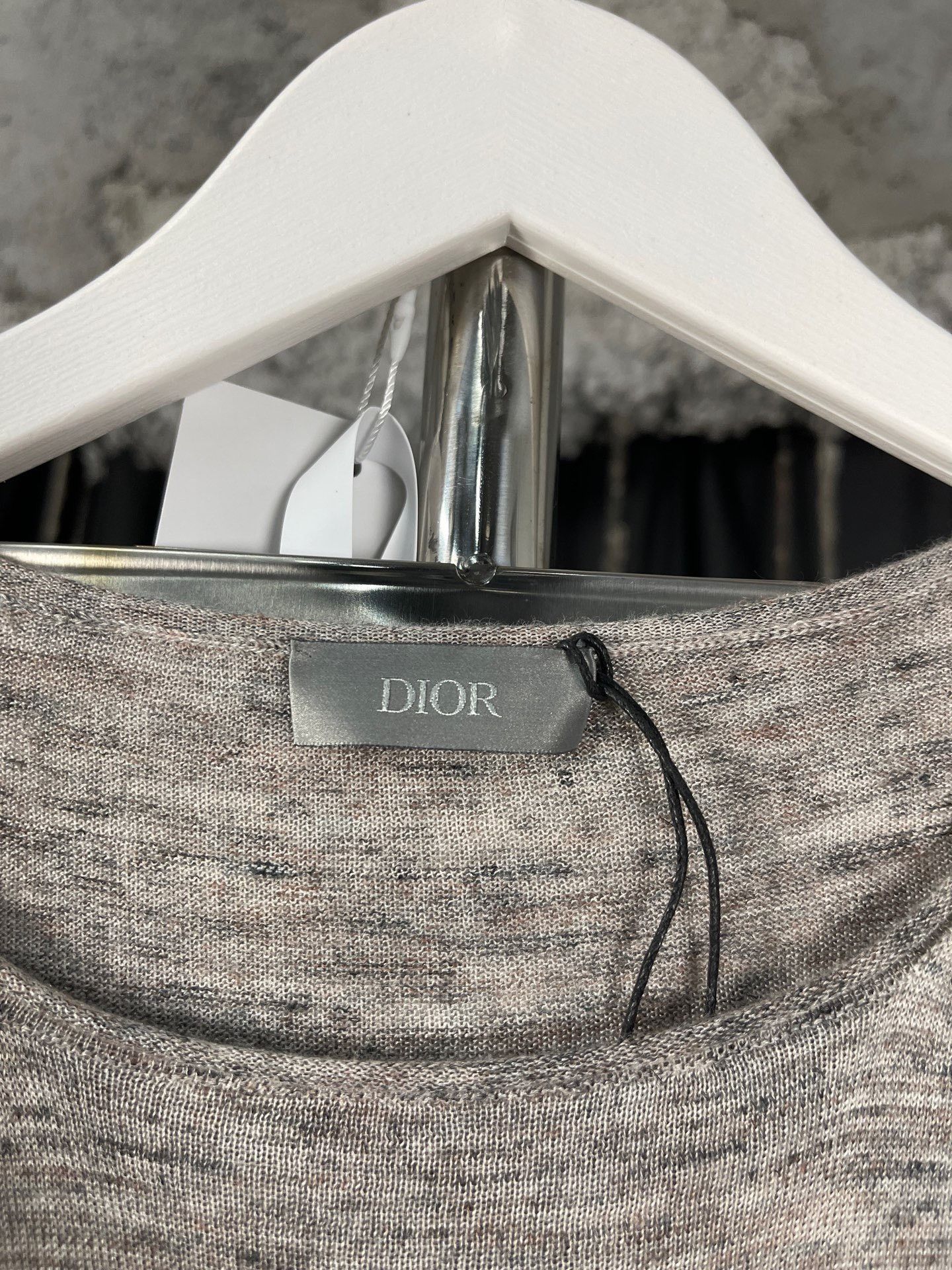 Dior Dior SS25 Plain Knit Embroidered Logo Longsleeve Size US L / EU 52-54 / 3 - 6 Thumbnail