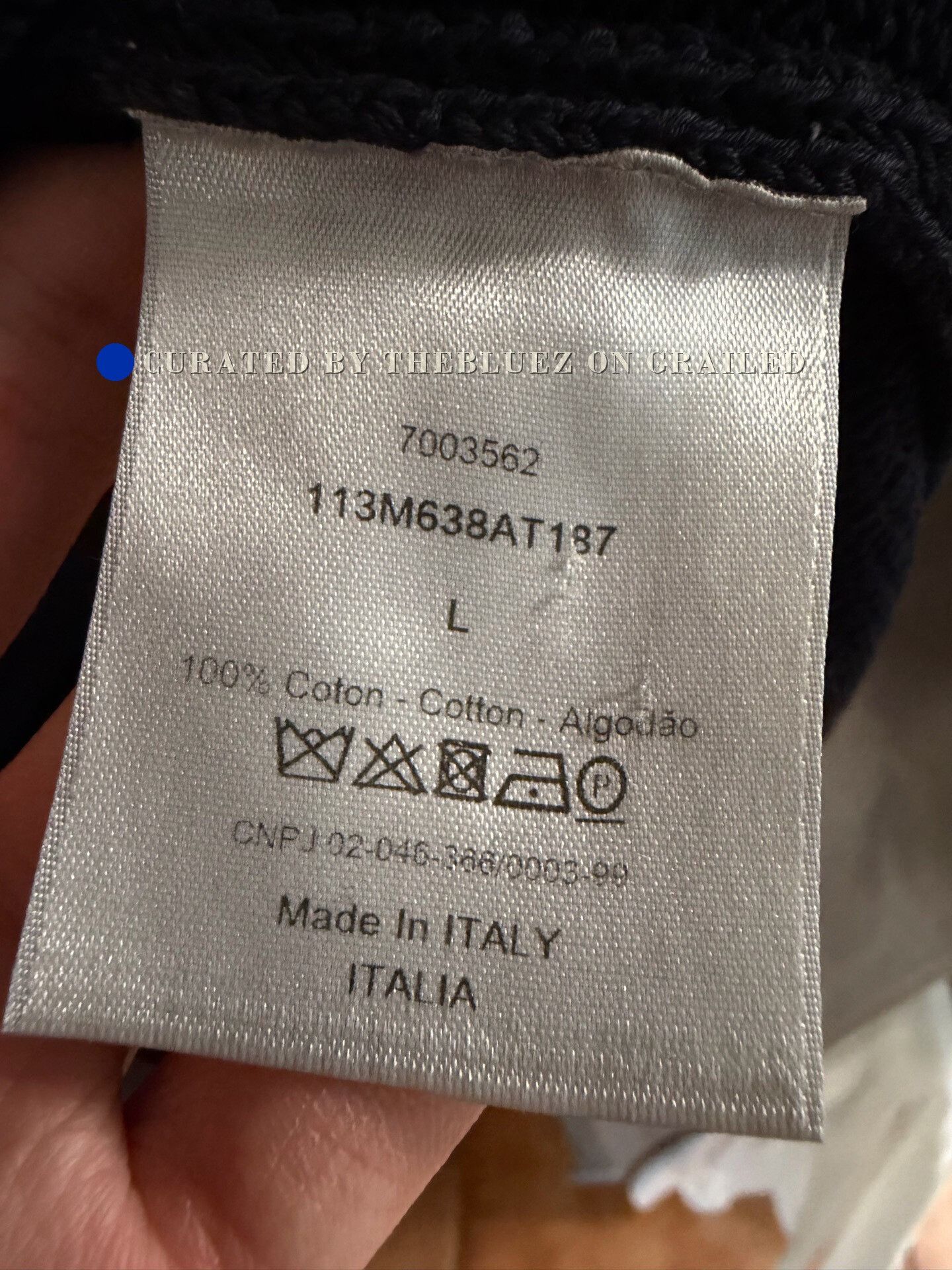 Dior Dior Side Logo Sweater Size US L / EU 52-54 / 3 - 4 Thumbnail