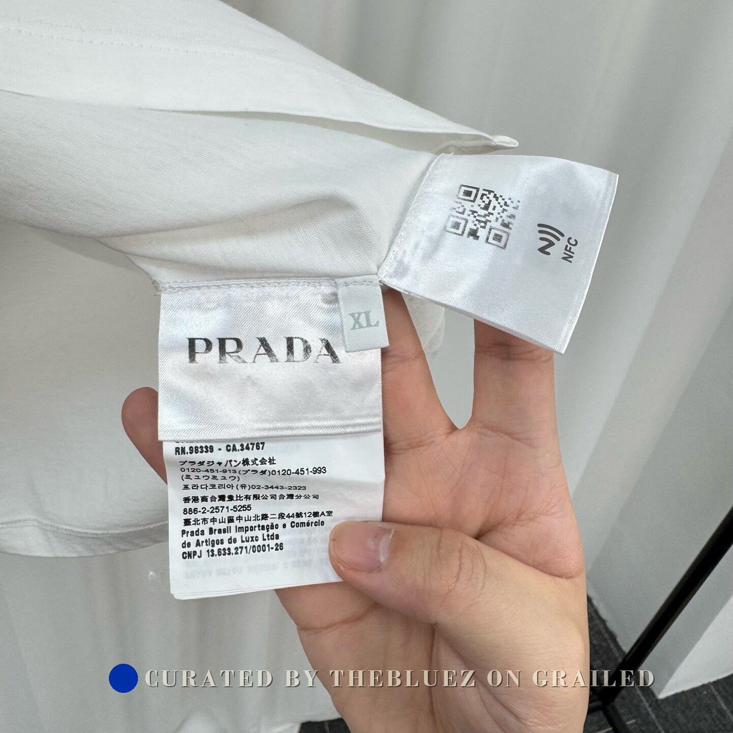 Prada Prada Embroidered Letter Short-Sleeve Size US XL / EU 56 / 4 - 6 Thumbnail