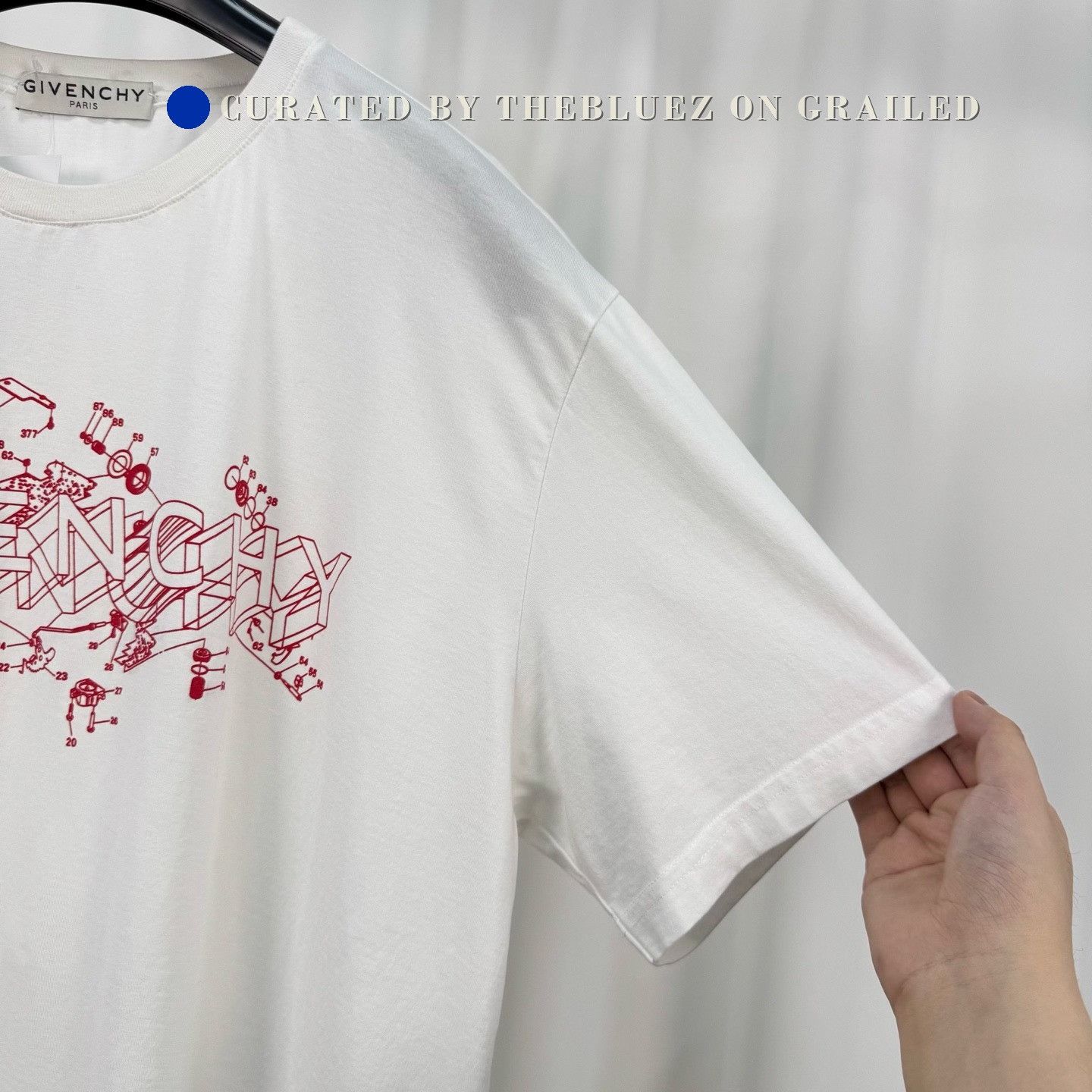 Givenchy Givenchy Letter Print Short Sleeve Size US M / EU 48-50 / 2 - 4 Thumbnail