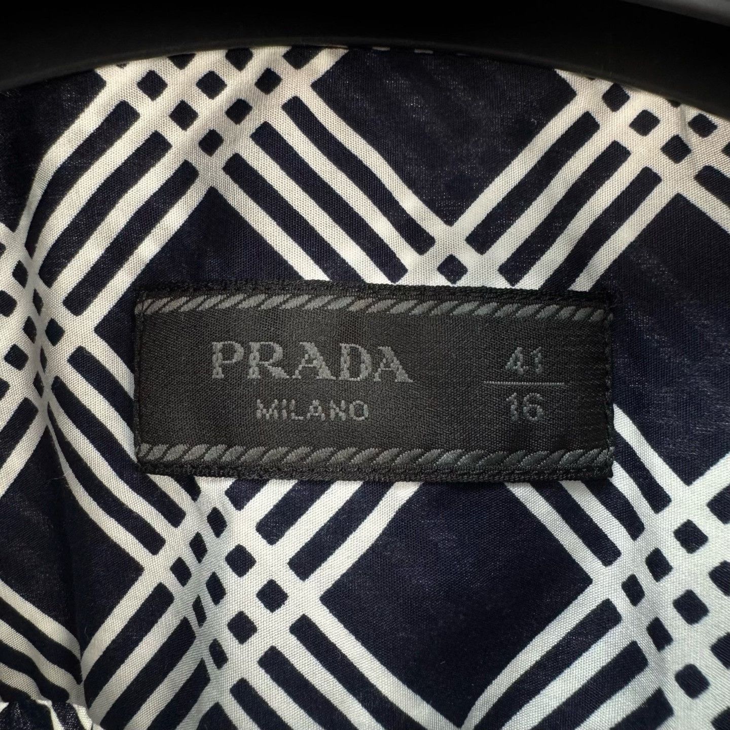 Prada Prada Checkered Short-Sleeve Shirt Size US M / EU 48-50 / 2 - 5 Thumbnail