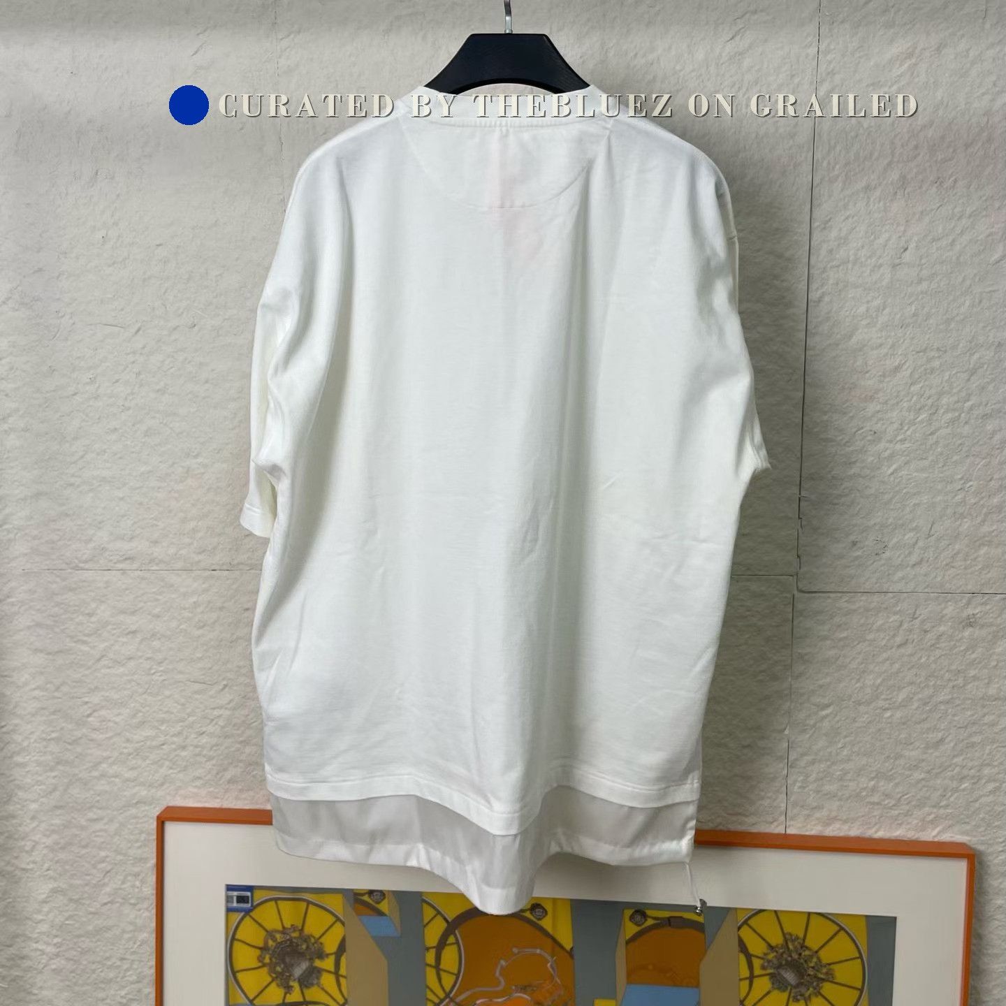Prada Prada White Nylon Spliced Short-Sleeve Size US XL / EU 56 / 4 - 2 Thumbnail