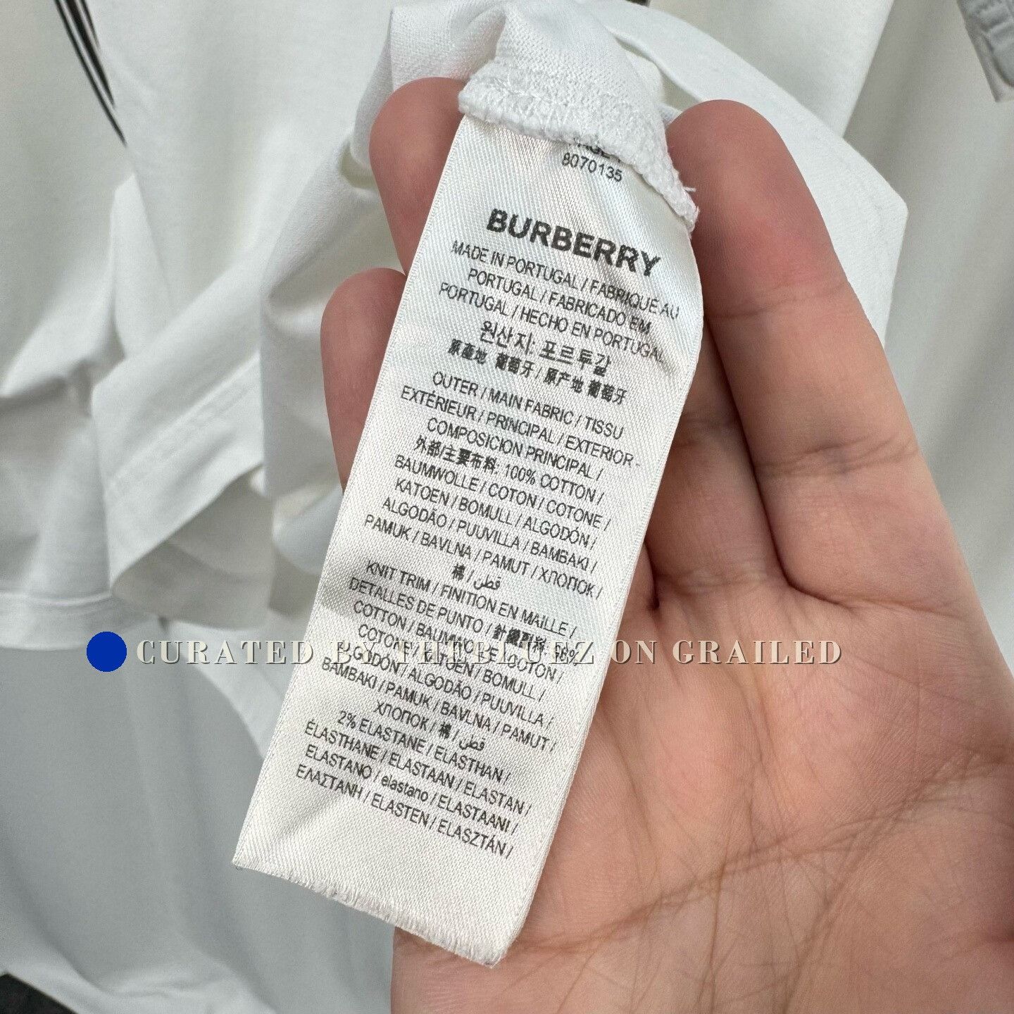 Burberry Burberry Printed Letter Short-Sleeve Size US M / EU 48-50 / 2 - 6 Thumbnail