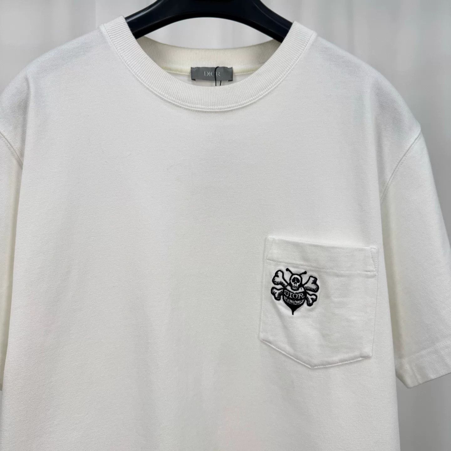Dior Dior Stussy Collaboration Embroidered Skull Tee Size US M / EU 48-50 / 2 - 3 Thumbnail