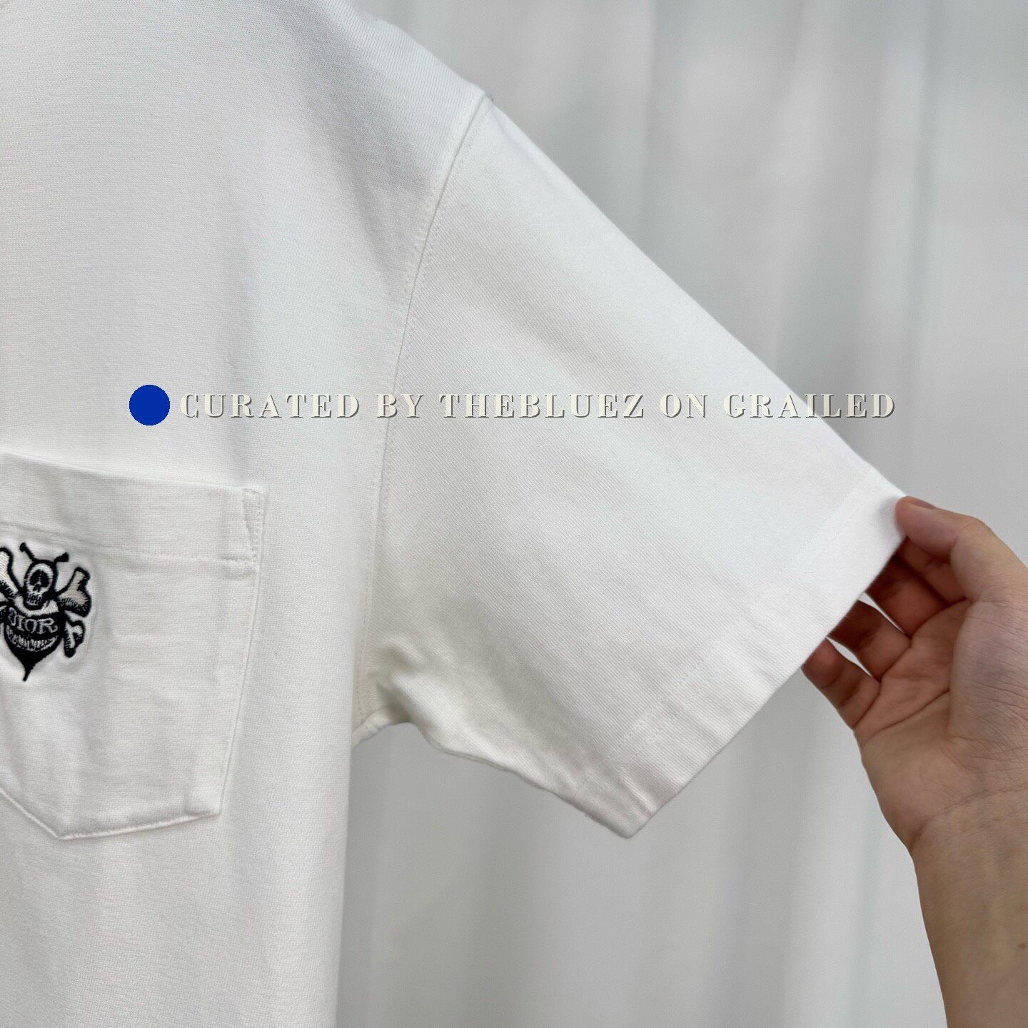 Dior Dior Stussy Collaboration Embroidered Skull Tee Size US M / EU 48-50 / 2 - 4 Thumbnail