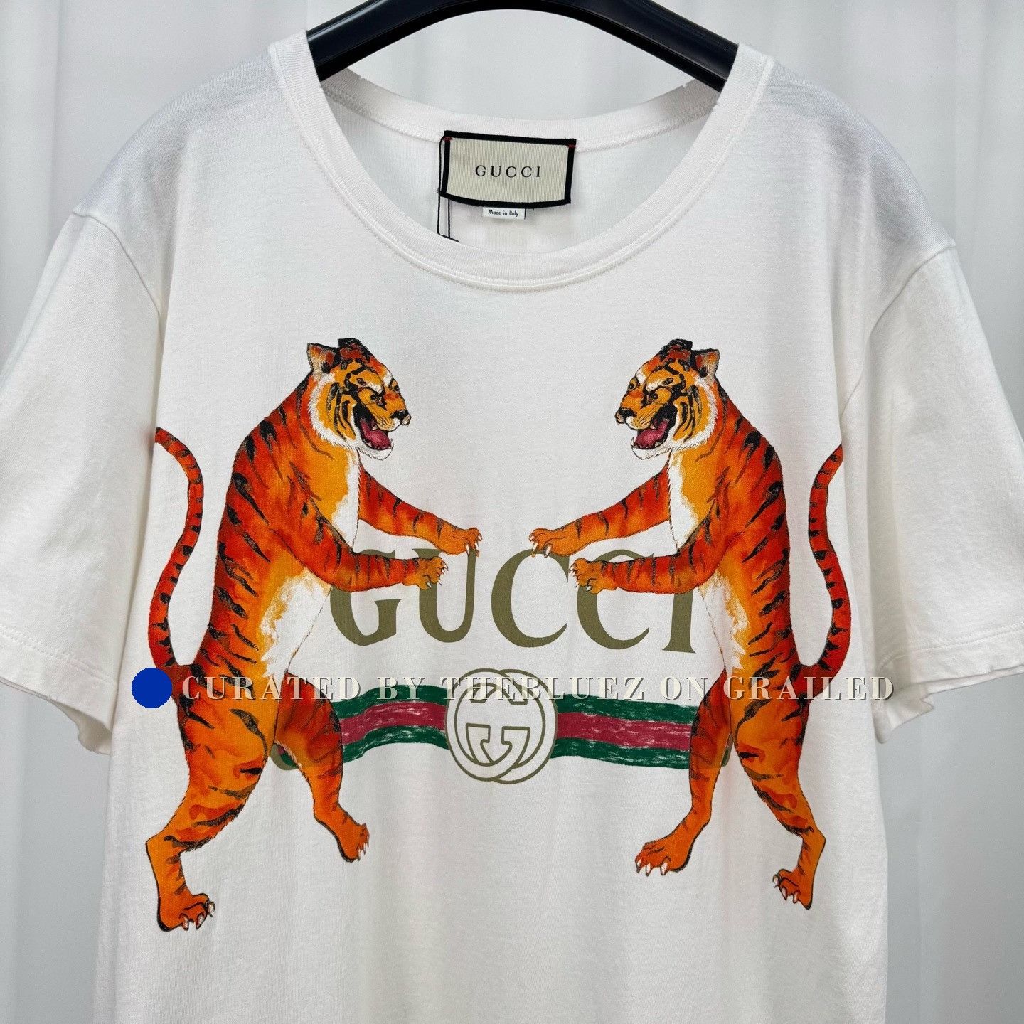 Gucci Gucci Double Tiger Print Letter Short Sleeve Size US XS / EU 42 / 0 - 3 Thumbnail