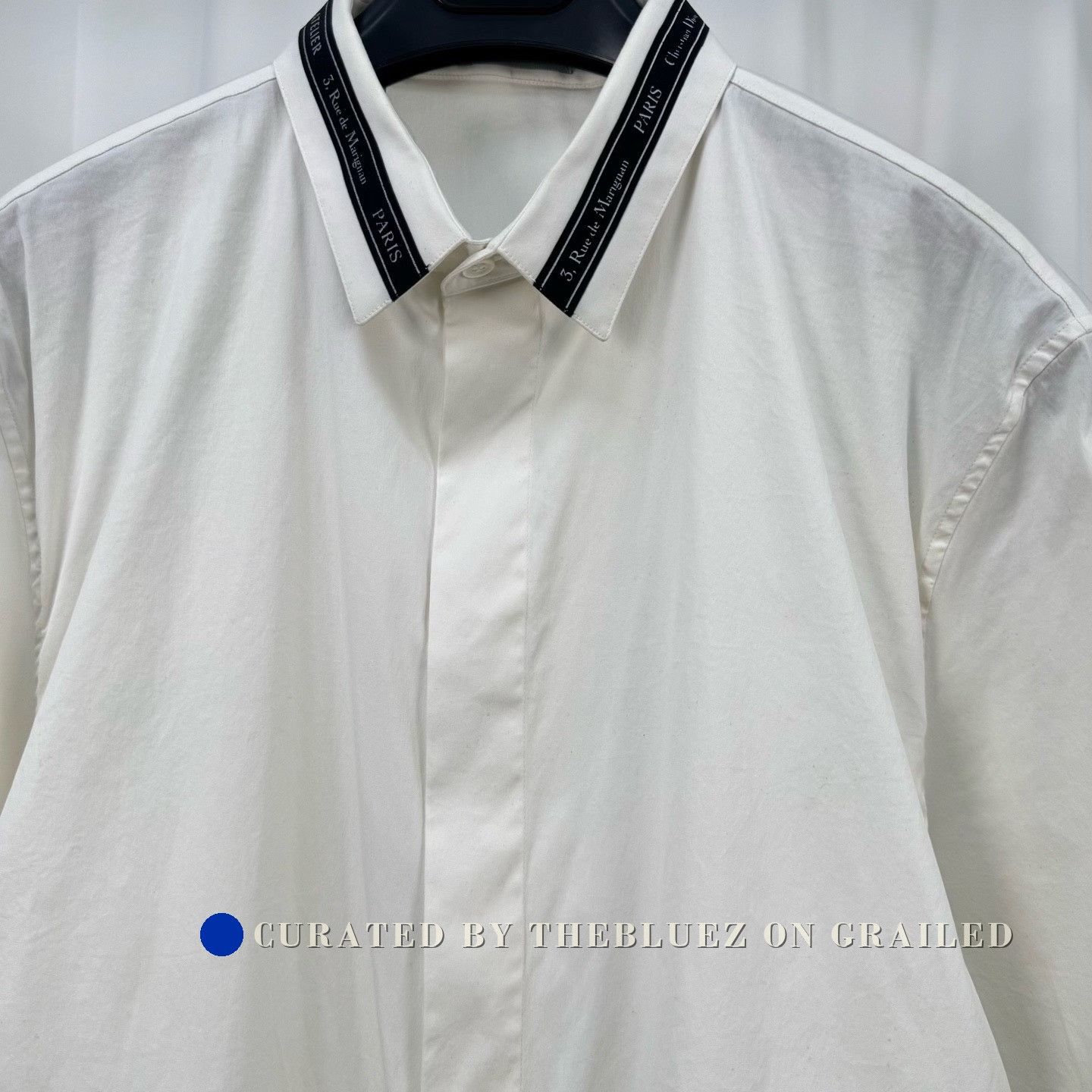 Dior Dior Collar Slogan Letter Short-Sleeve Shirt Size US XS / EU 42 / 0 - 3 Thumbnail