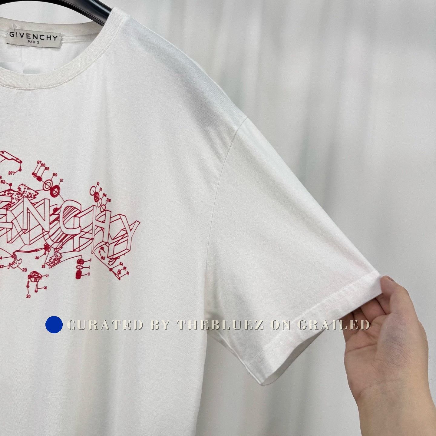 Givenchy Givenchy Letter Print Short Sleeve Size US M / EU 48-50 / 2 - 4 Thumbnail