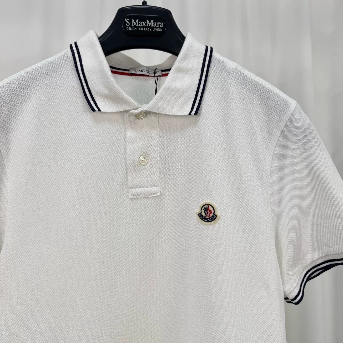 Moncler Moncler Embroidered Logo Polo Short Sleeve Size US S / EU 44-46 / 1 - 3 Thumbnail