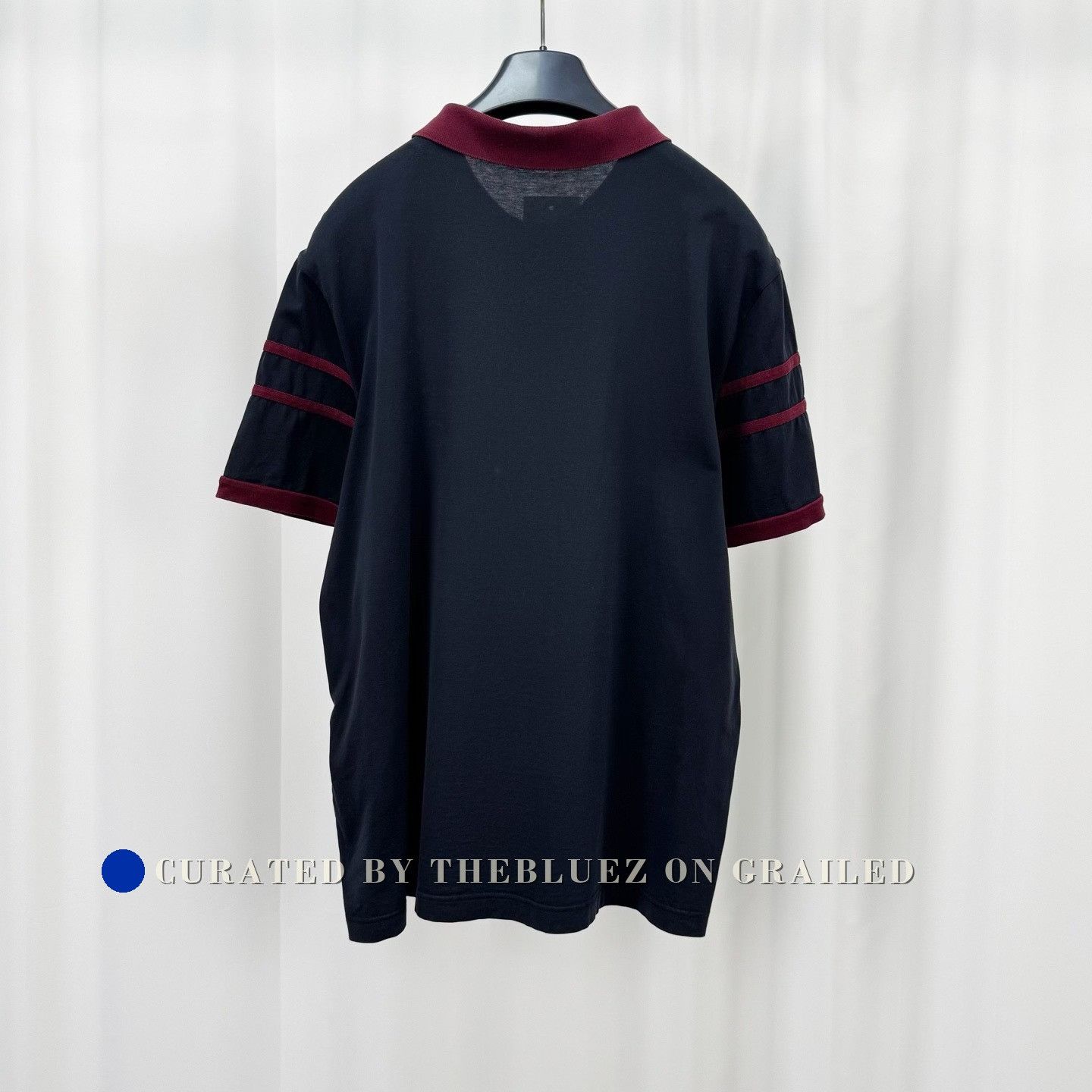 Prada Prada Black Polo Short Sleeve Size US L / EU 52-54 / 3 - 2 Thumbnail