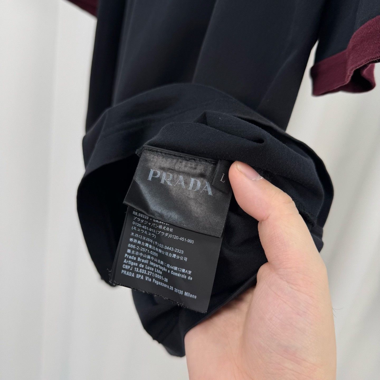 Prada Prada Black Polo Short Sleeve Size US L / EU 52-54 / 3 - 5 Thumbnail