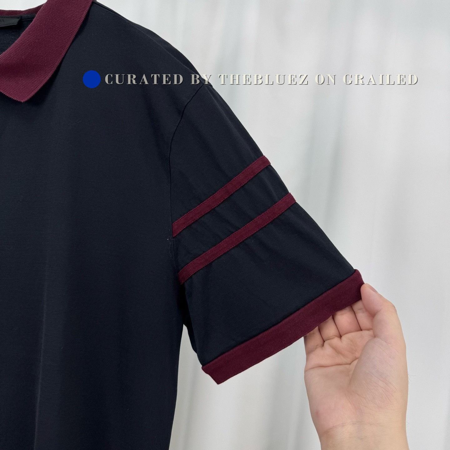 Prada Prada Black Polo Short Sleeve Size US L / EU 52-54 / 3 - 4 Thumbnail