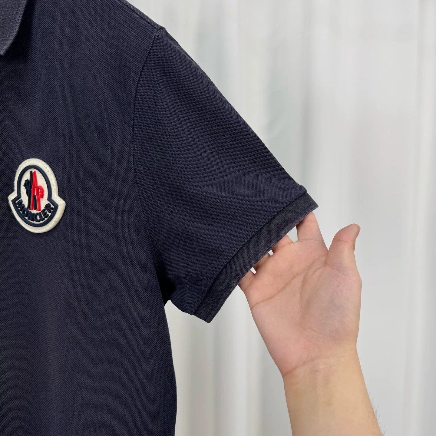 Moncler Moncler Logo Polo Short Sleeve Size US L / EU 52-54 / 3 - 4 Thumbnail