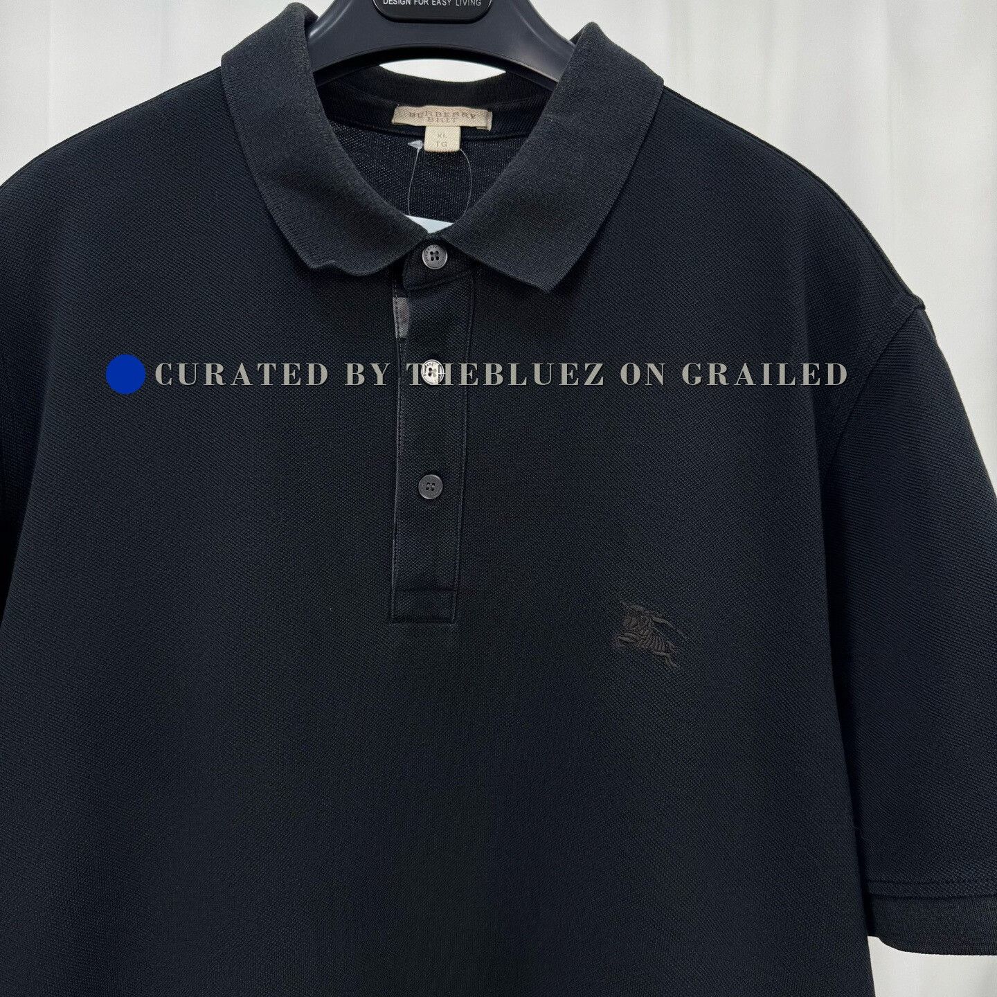 Burberry Burberry Embroidered Horse Check Polo Size US XL / EU 56 / 4 - 3 Thumbnail