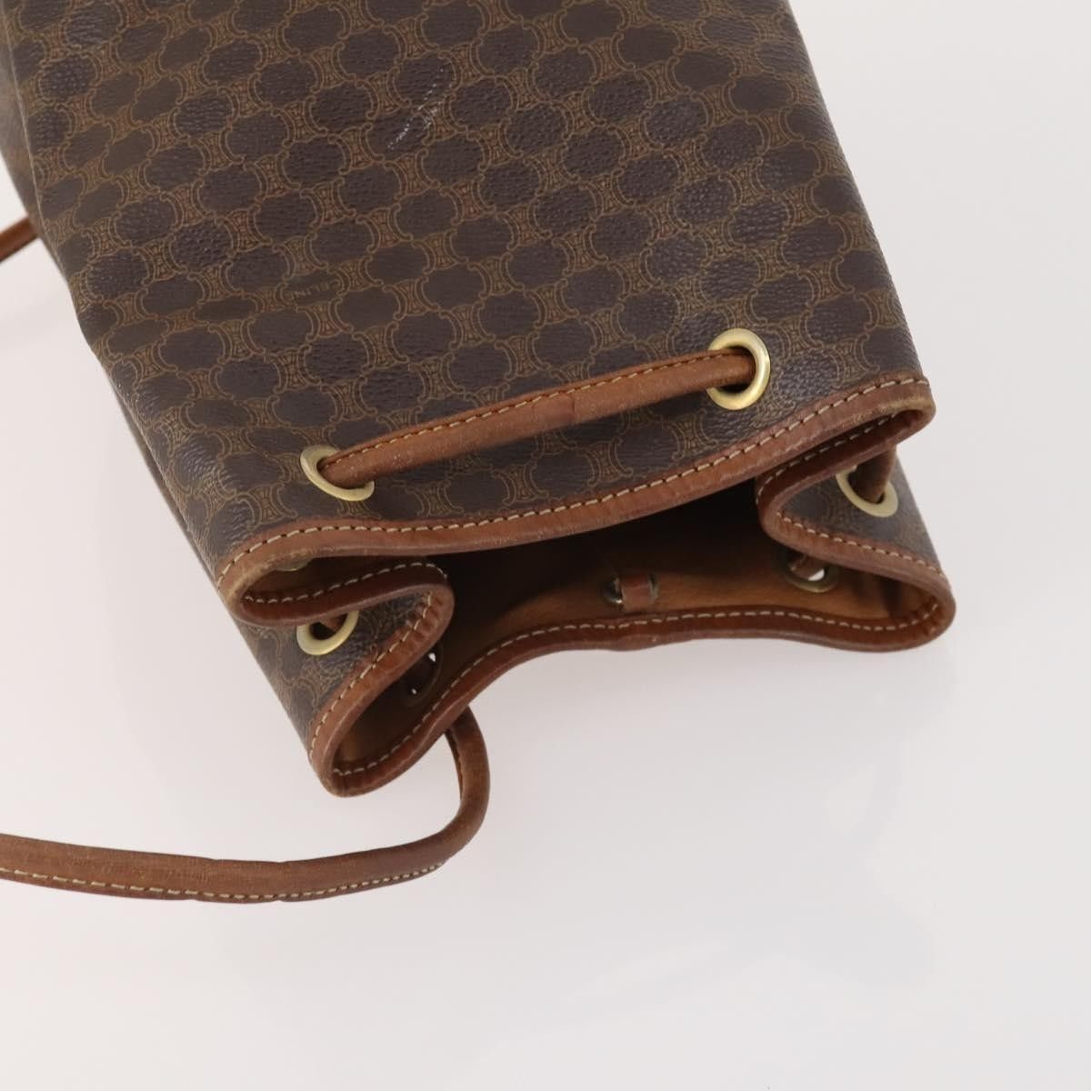 Celine Celine Vintage Macadam Backpack Canvas and Leather Size ONE SIZE - 11 Thumbnail