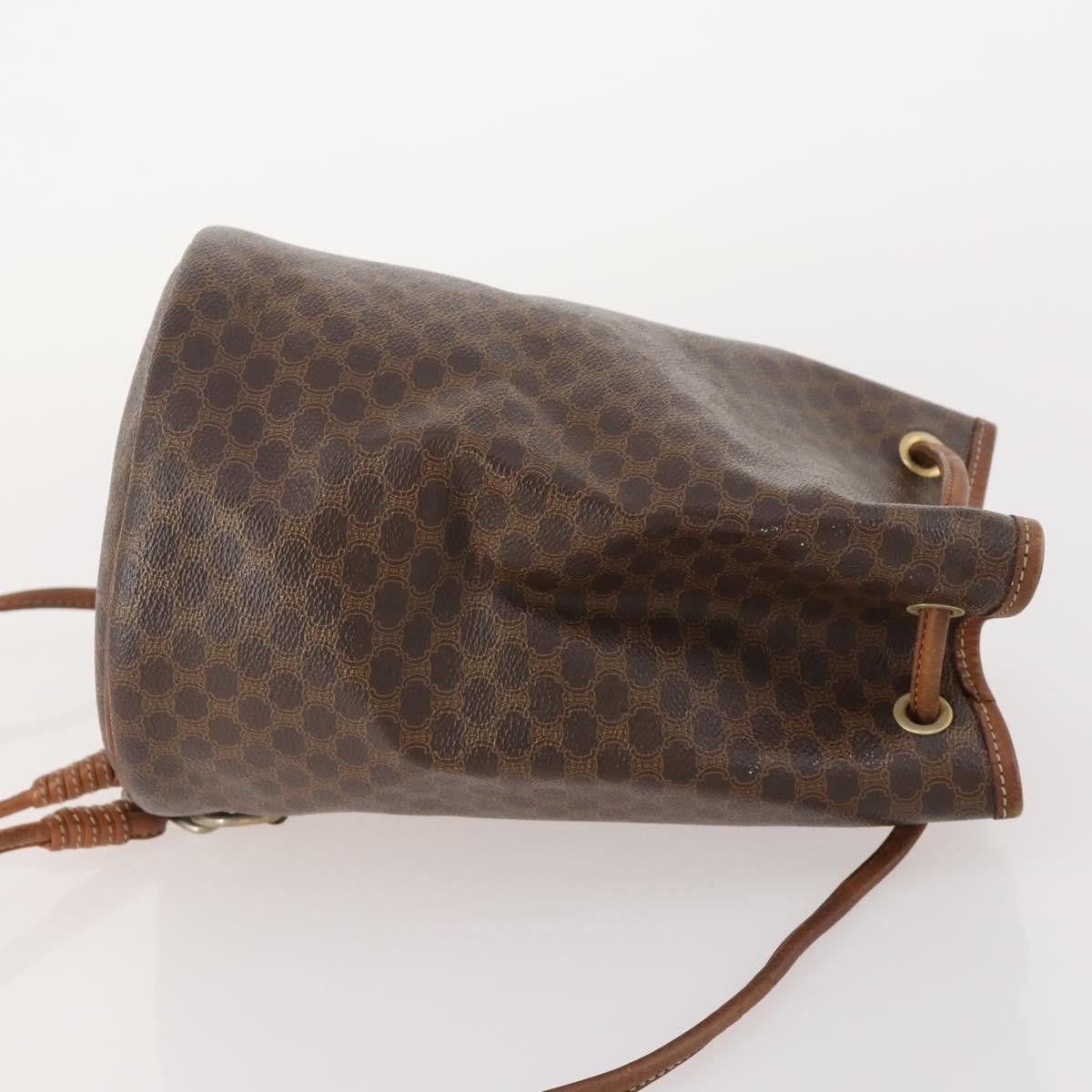 Celine Celine Vintage Macadam Backpack Canvas and Leather Size ONE SIZE - 4 Thumbnail