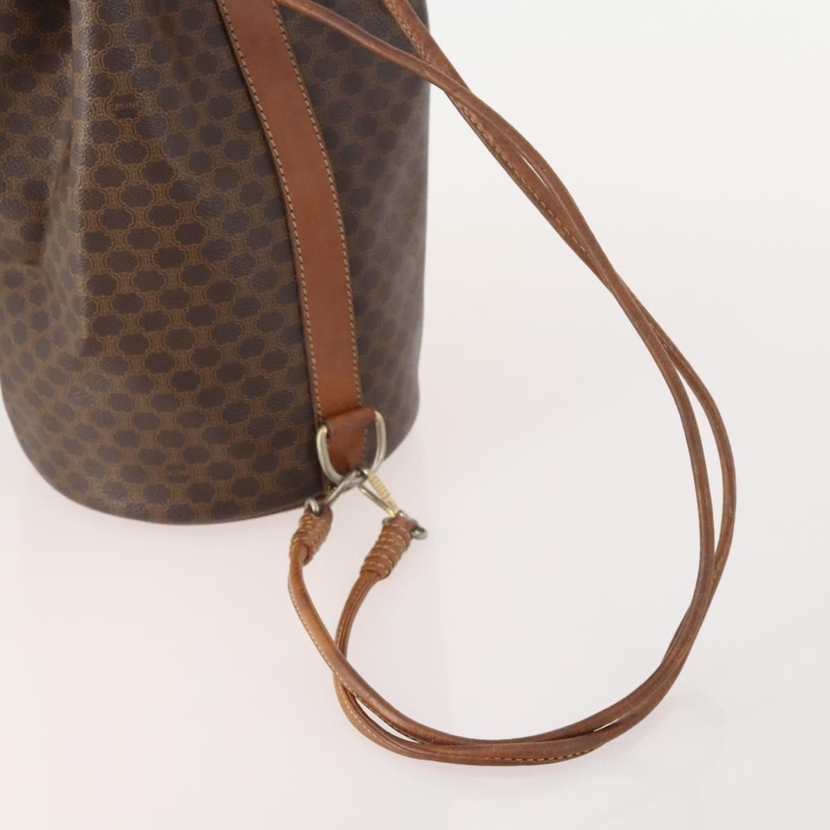 Celine Celine Vintage Macadam Backpack Canvas and Leather Size ONE SIZE - 6 Thumbnail