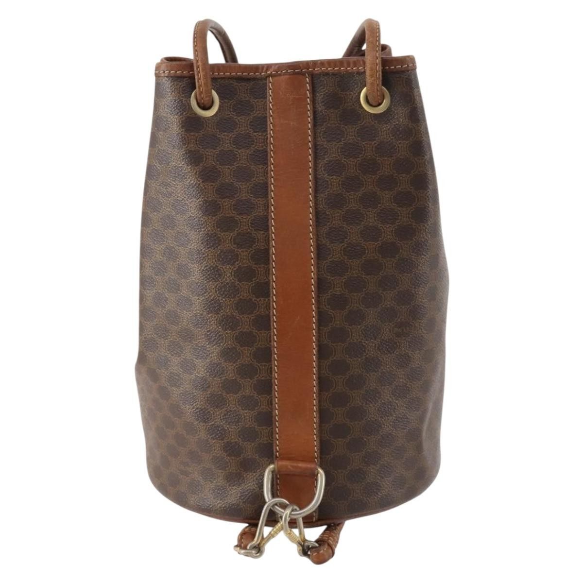 Celine Celine Vintage Macadam Backpack Canvas and Leather Size ONE SIZE - 2 Thumbnail