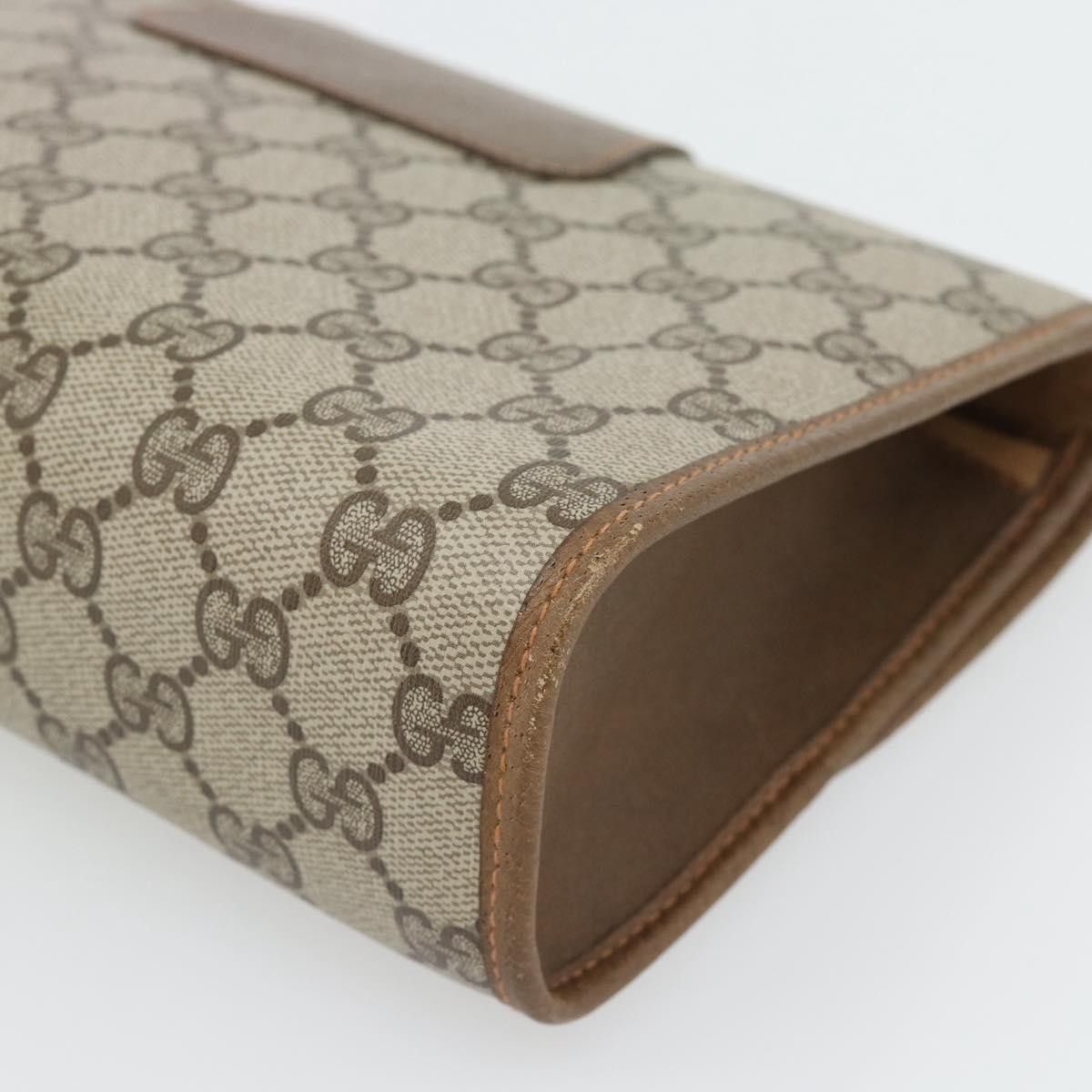 Gucci Gucci Vintage Web Flap Clutch GG Canvas Size ONE SIZE - 10 Thumbnail