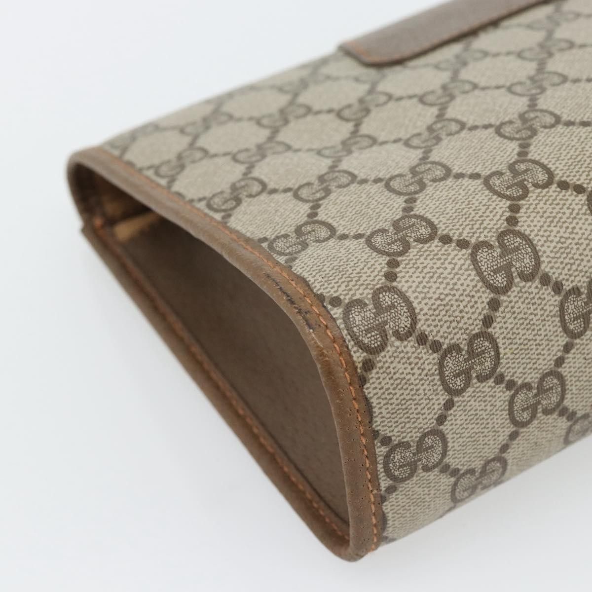 Gucci Gucci Vintage Web Flap Clutch GG Canvas Size ONE SIZE - 11 Thumbnail