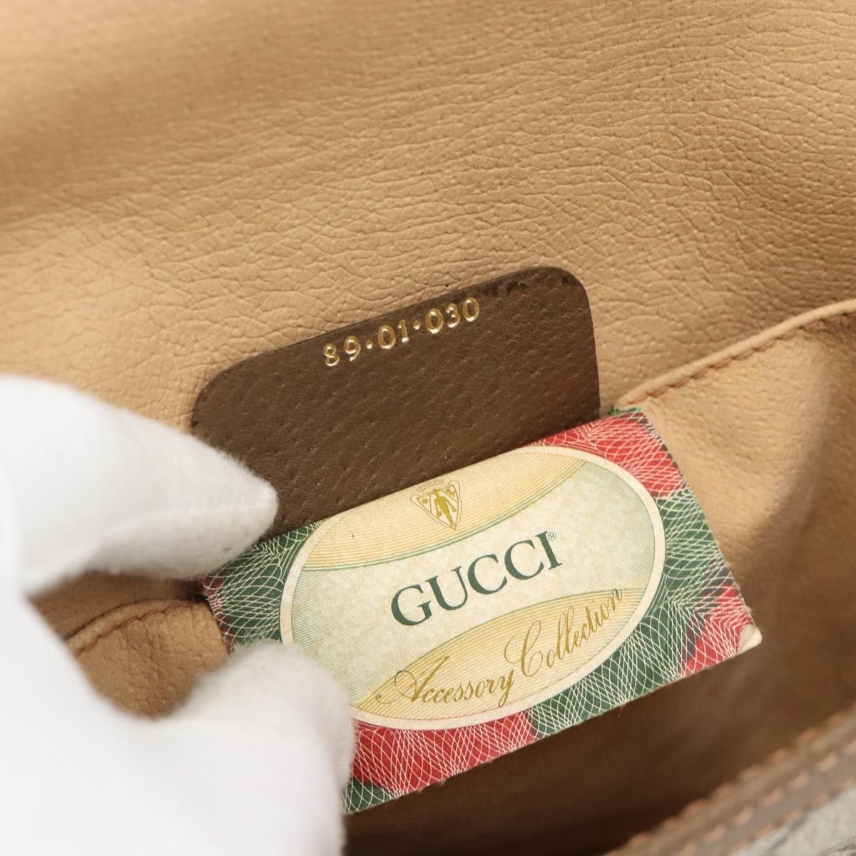 Gucci Gucci Vintage Web Flap Clutch GG Canvas Size ONE SIZE - 7 Thumbnail
