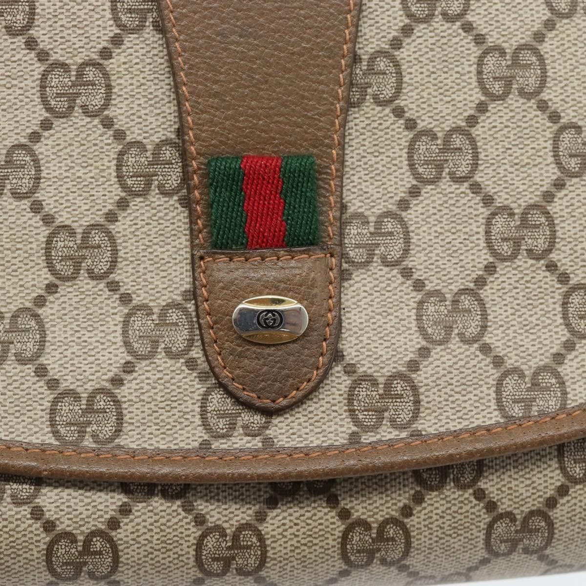 Gucci Gucci Vintage Web Flap Clutch GG Canvas Size ONE SIZE - 12 Thumbnail
