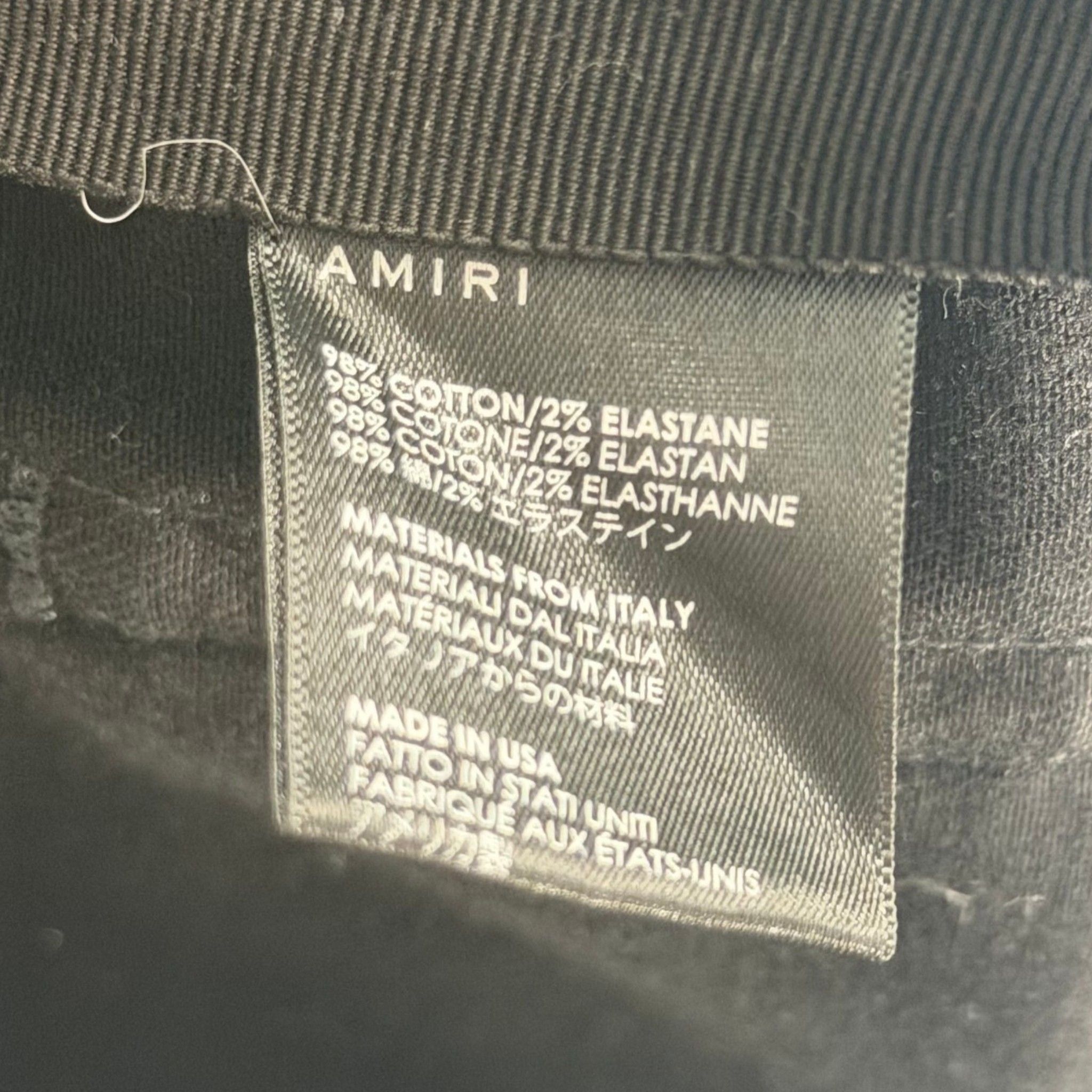 Amiri Distressed Jeans Black Size US 34 / EU 50 - 3 Thumbnail