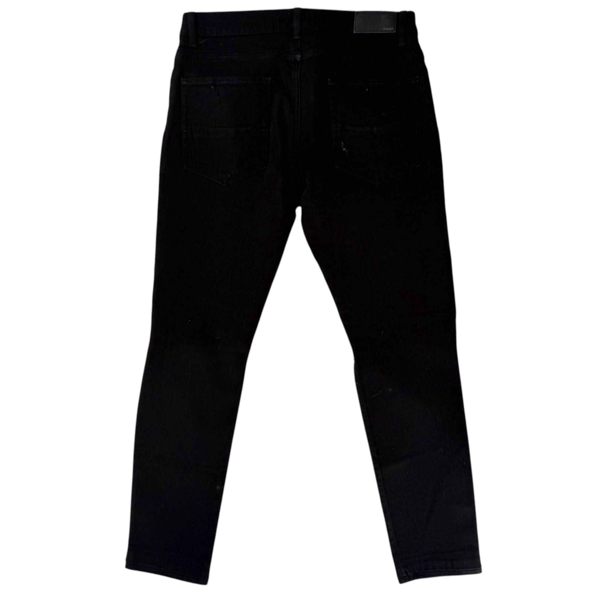 Amiri Distressed Jeans Black Size US 34 / EU 50 - 2 Thumbnail
