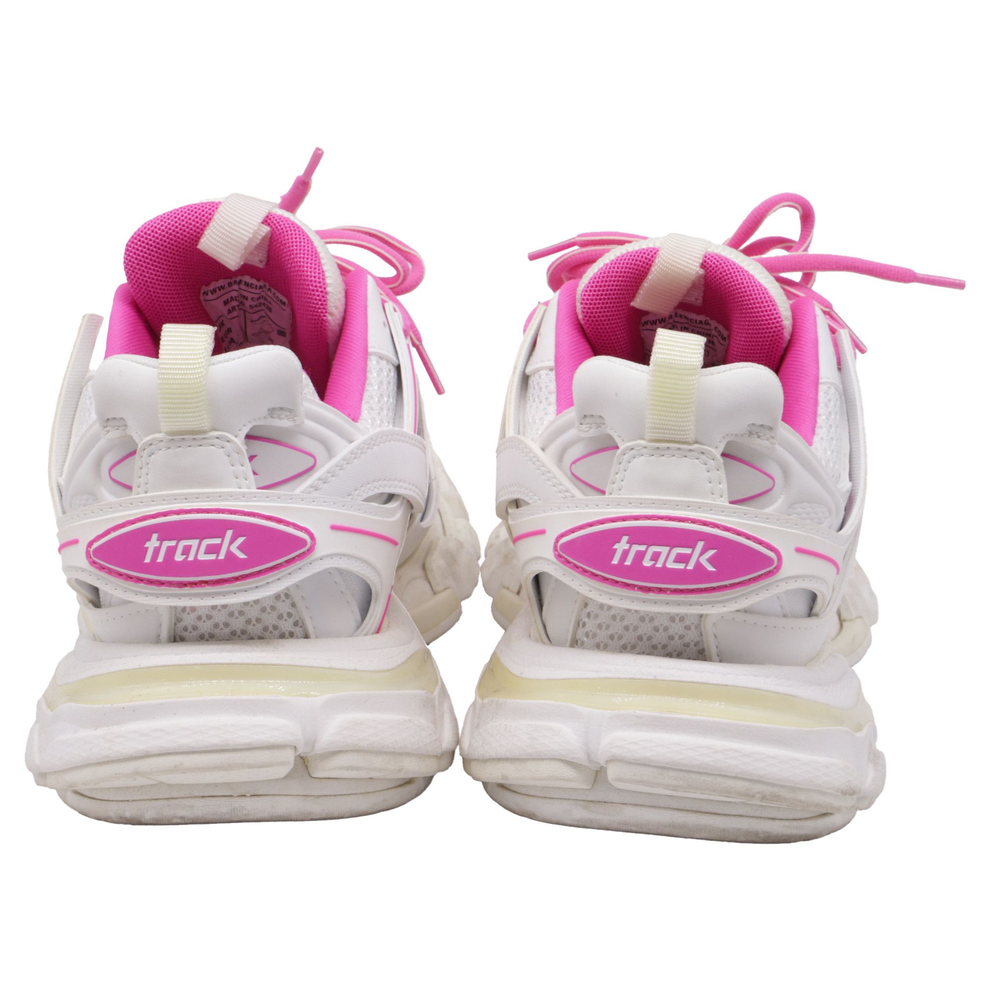 Balenciaga Balenciaga Track Sneakers in White Polyurethane Size US 6.5 / EU 39-40 - 5 Thumbnail