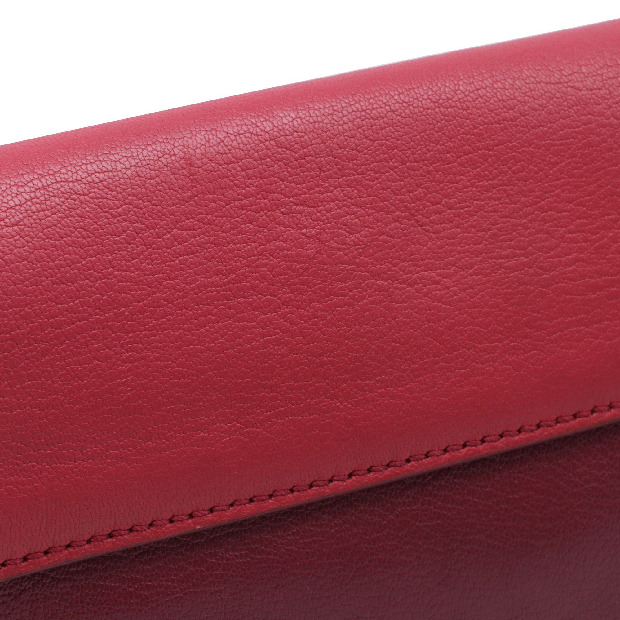 Miu Miu Miu Miu Chain Crossbody Bag in Burgundy Leather Size ONE SIZE - 10 Thumbnail