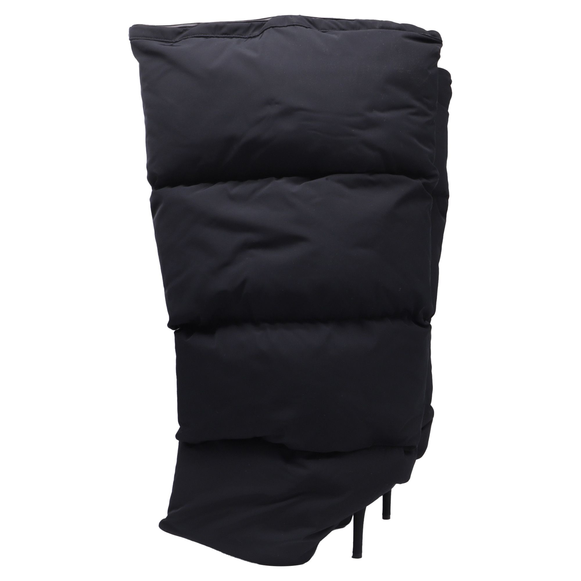 Balenciaga Balenciaga New Wader Quilted Knee-High Boots in Black Polyam Size US 9 / IT 39 - 5 Thumbnail