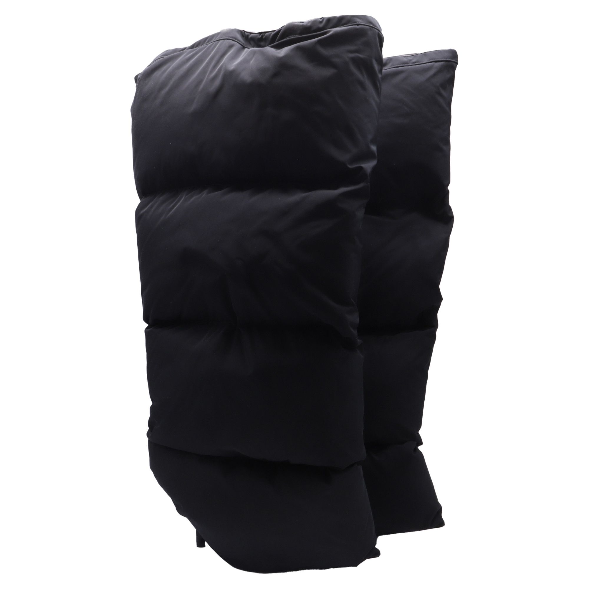 Balenciaga Balenciaga New Wader Quilted Knee-High Boots in Black Polyam Size US 9 / IT 39 - 3 Thumbnail