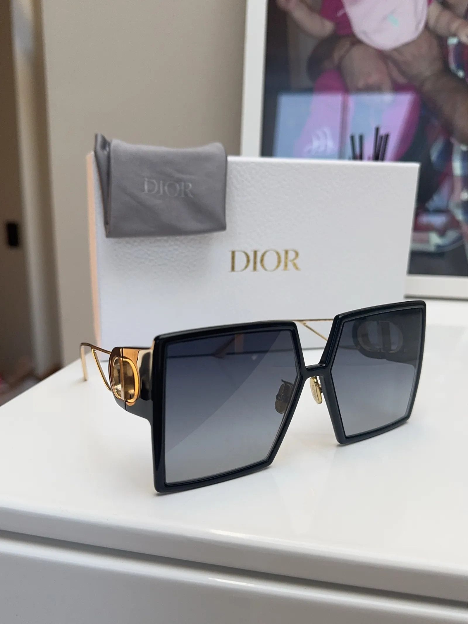 Dior Christian Dior Sunglasses Size ONE SIZE - 2 Thumbnail