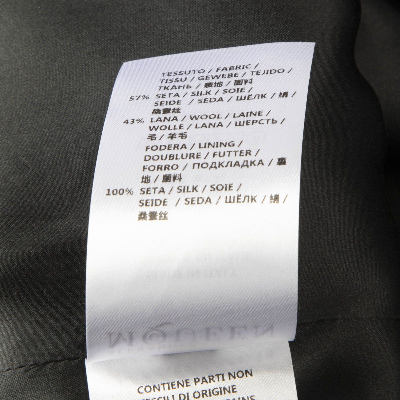 Alexander McQueen Black & Blue Silk Floral Coat Size M / US 6-8 / IT 42-44 - 13 Thumbnail