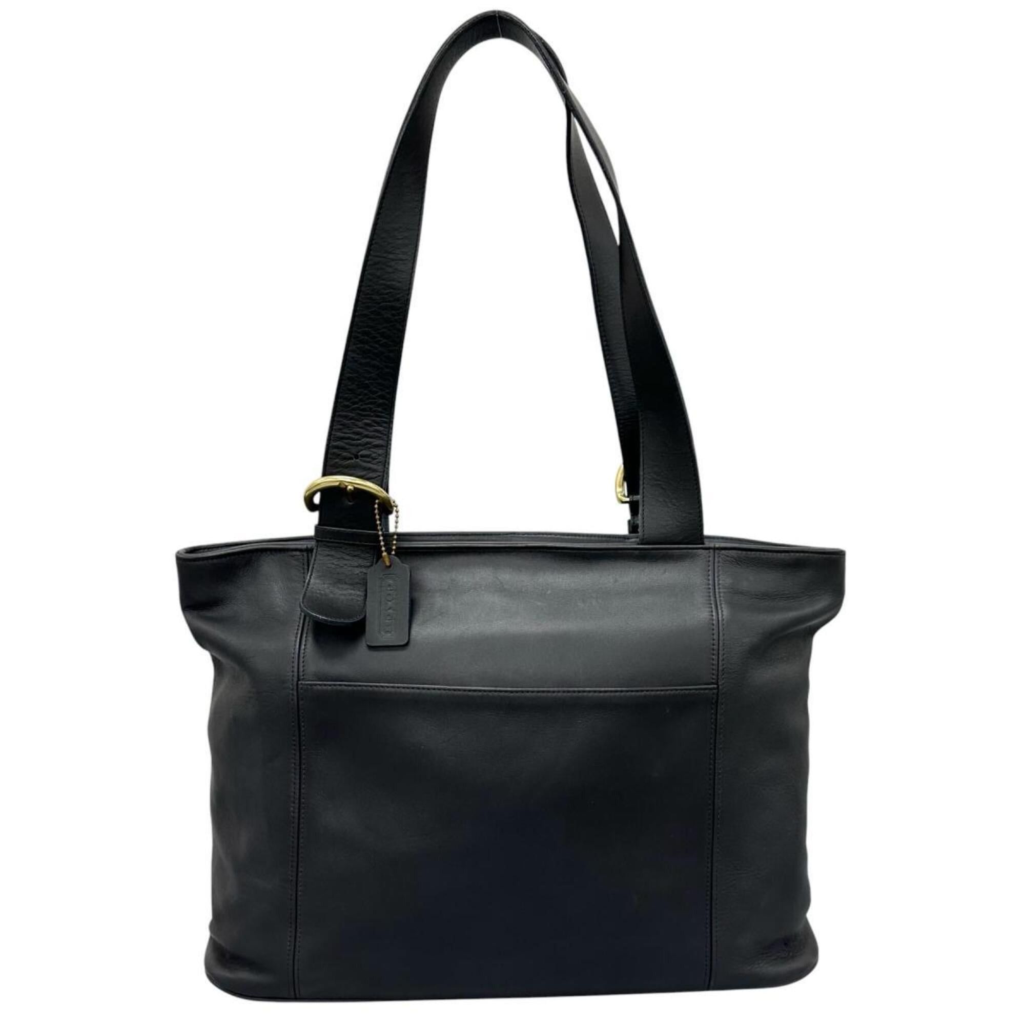 Coach Coach Handbag Shoulder Bag 4155 Old Leather G6C Black Size ONE SIZE - 2 Thumbnail
