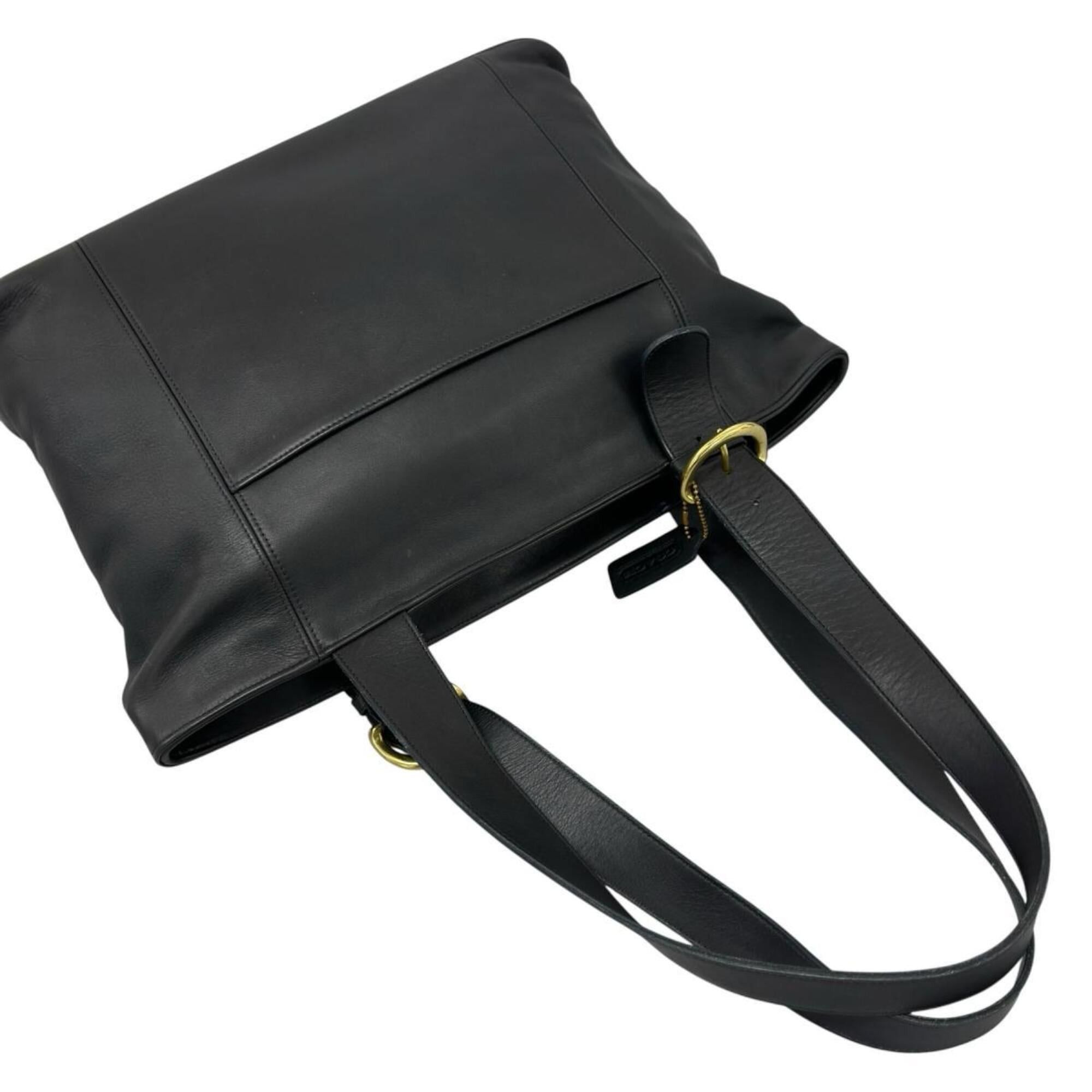 Coach Coach Handbag Shoulder Bag 4155 Old Leather G6C Black Size ONE SIZE - 10 Thumbnail