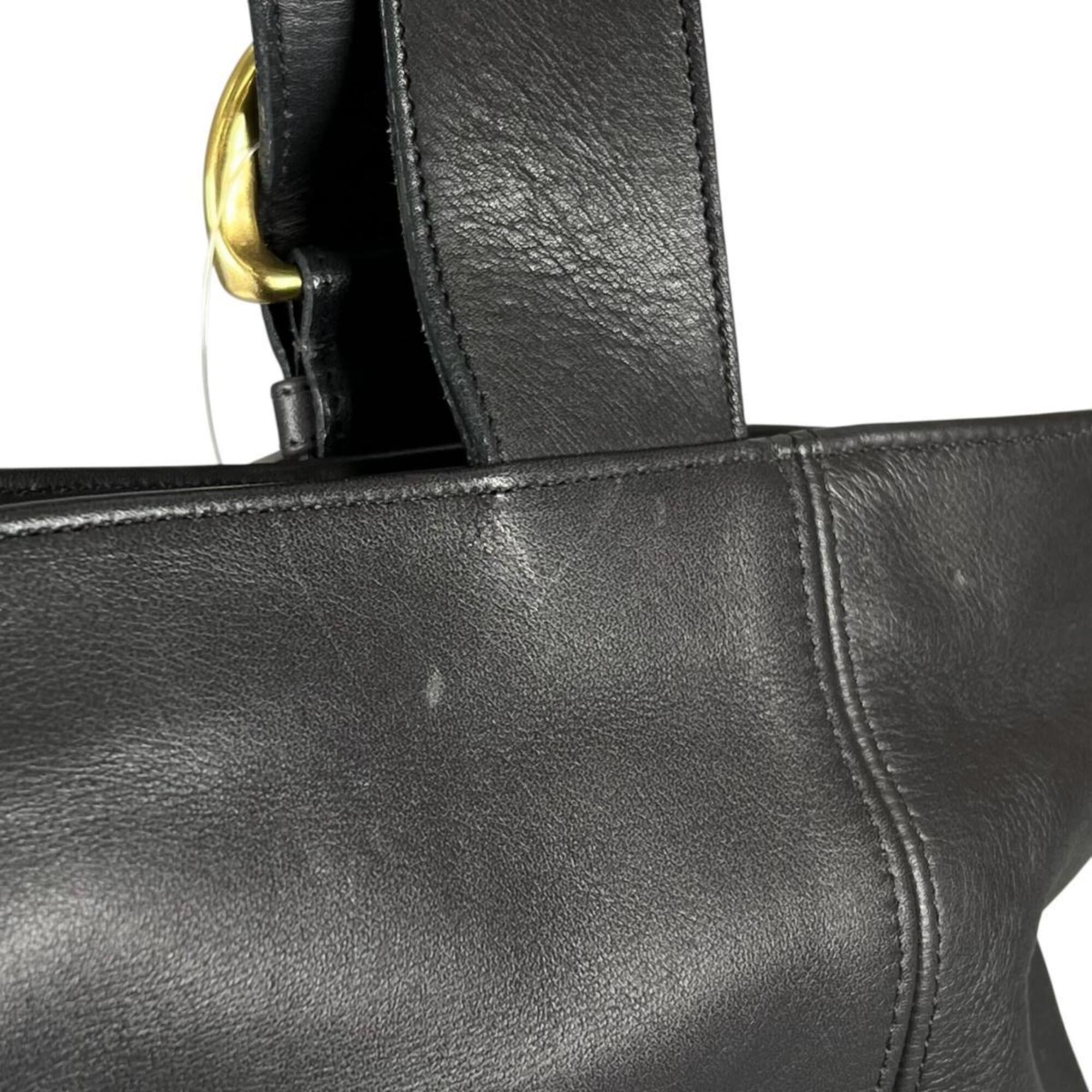 Coach Coach Handbag Shoulder Bag 4155 Old Leather G6C Black Size ONE SIZE - 19 Thumbnail