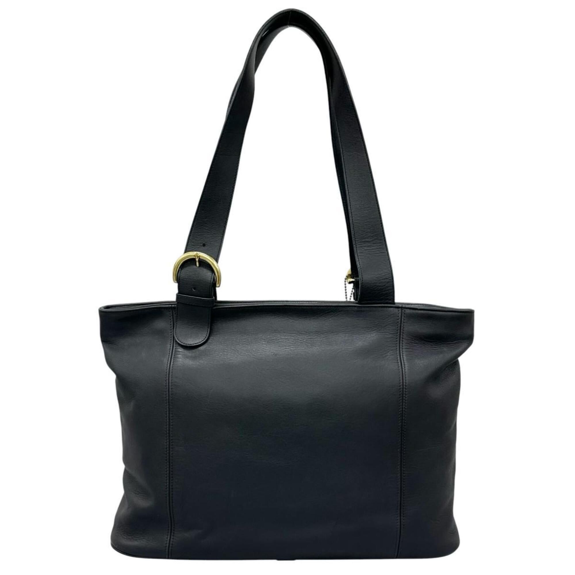Coach Coach Handbag Shoulder Bag 4155 Old Leather G6C Black Size ONE SIZE - 3 Thumbnail