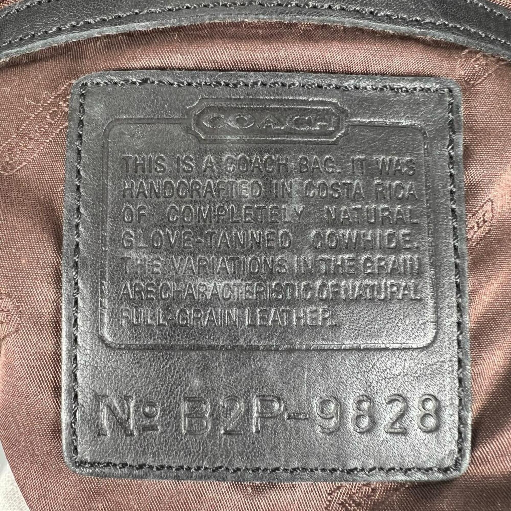 Coach Coach shoulder bag 9828, calf leather, Old Coach, black. Size ONE SIZE - 13 Thumbnail