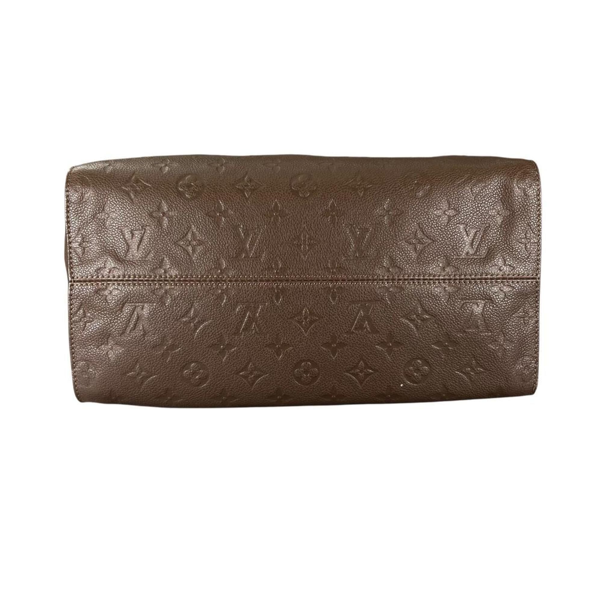 Louis Vuitton Louis Vuitton Lumineuse PM Tote Bag, Monogram Empreinte, M93409, Brown Size ONE SIZE - 5 Thumbnail