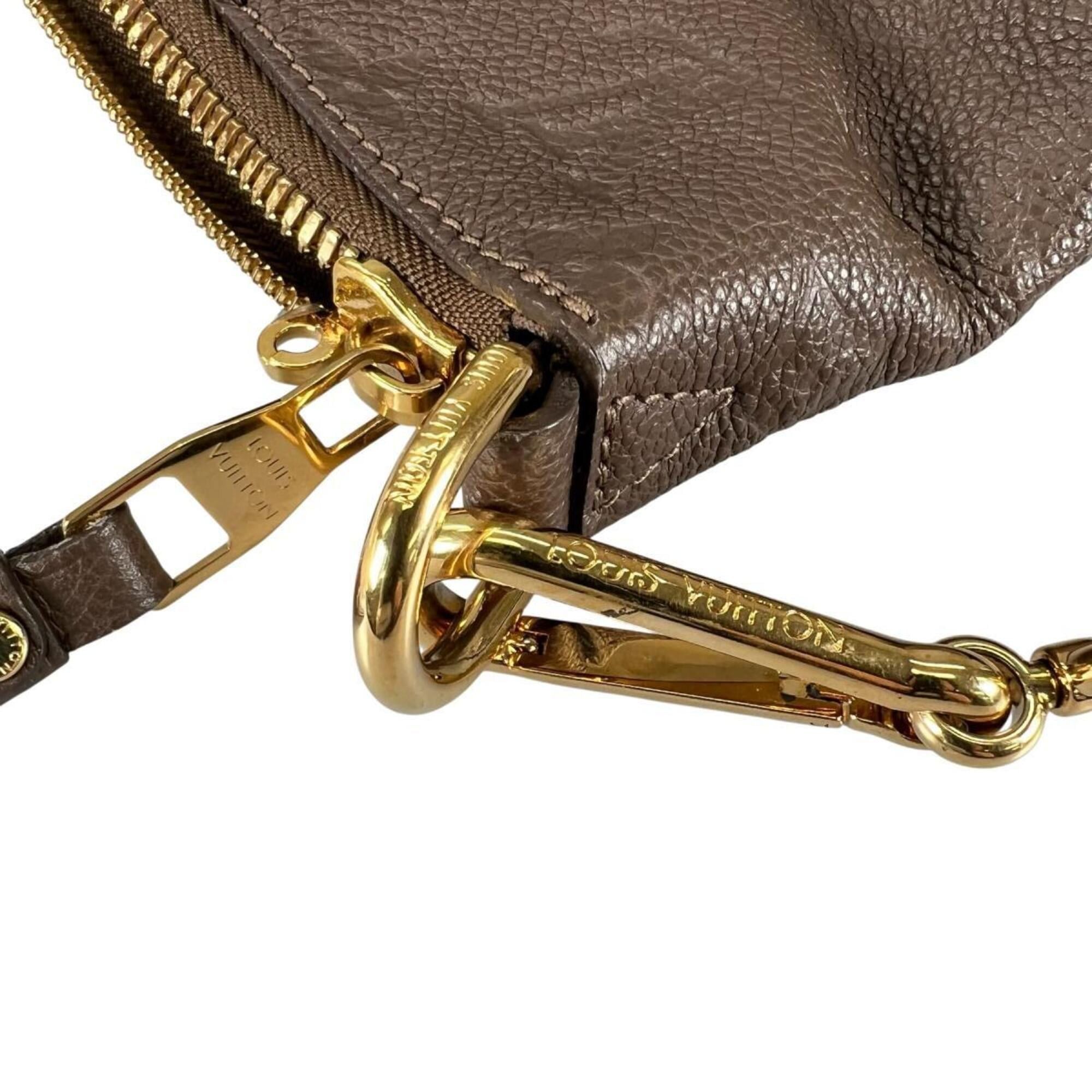 Louis Vuitton Louis Vuitton Lumineuse PM Tote Bag, Monogram Empreinte, M93409, Brown Size ONE SIZE - 15 Thumbnail