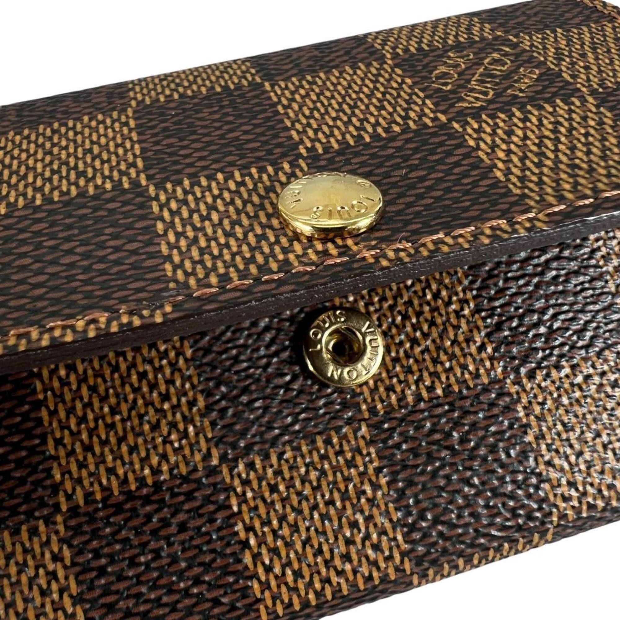 Louis Vuitton Louis Vuitton Key Case Multicles 6 Damier Canvas N62630 Brown Size ONE SIZE - 9 Thumbnail