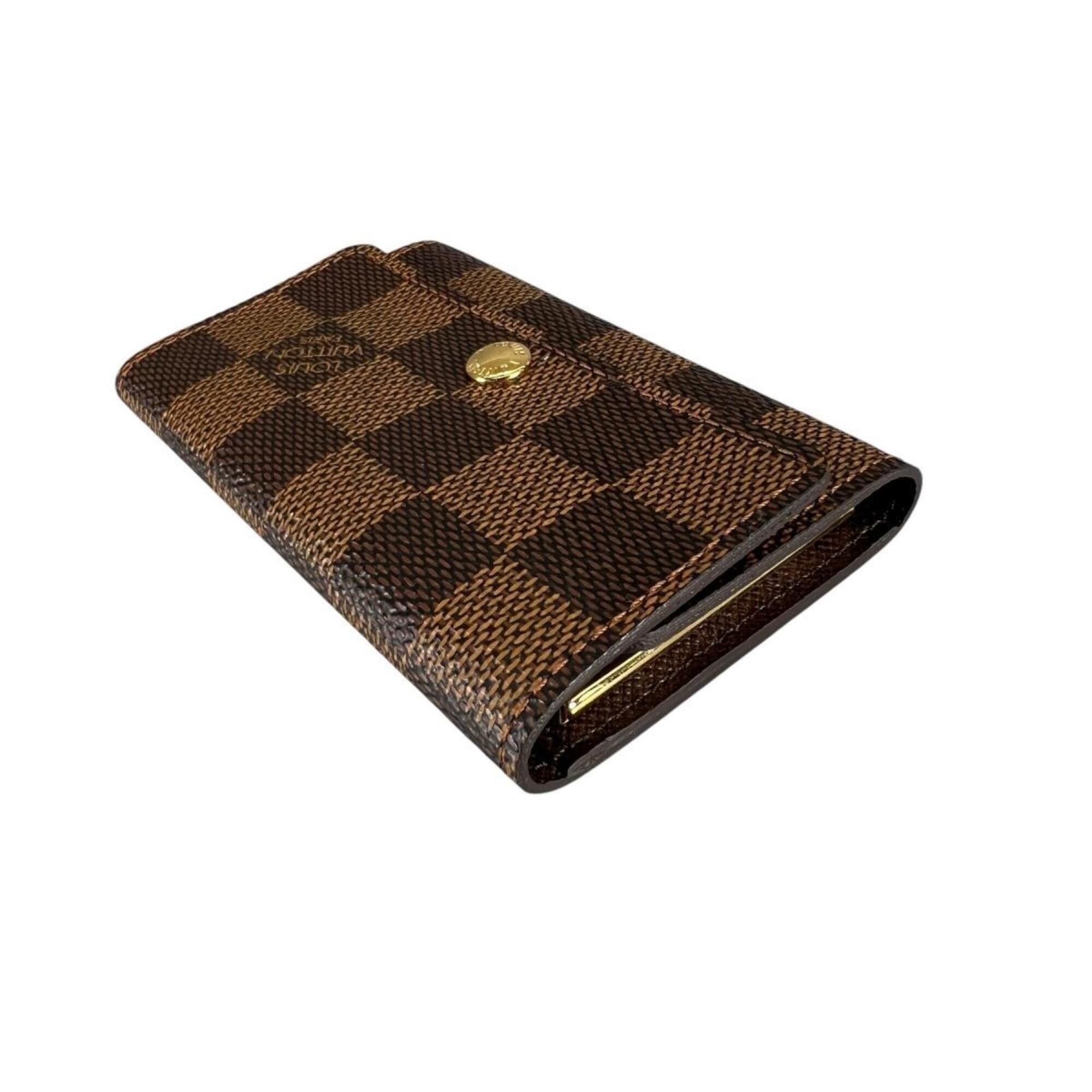 Louis Vuitton Louis Vuitton Key Case Multicles 6 Damier Canvas N62630 Brown Size ONE SIZE - 5 Thumbnail