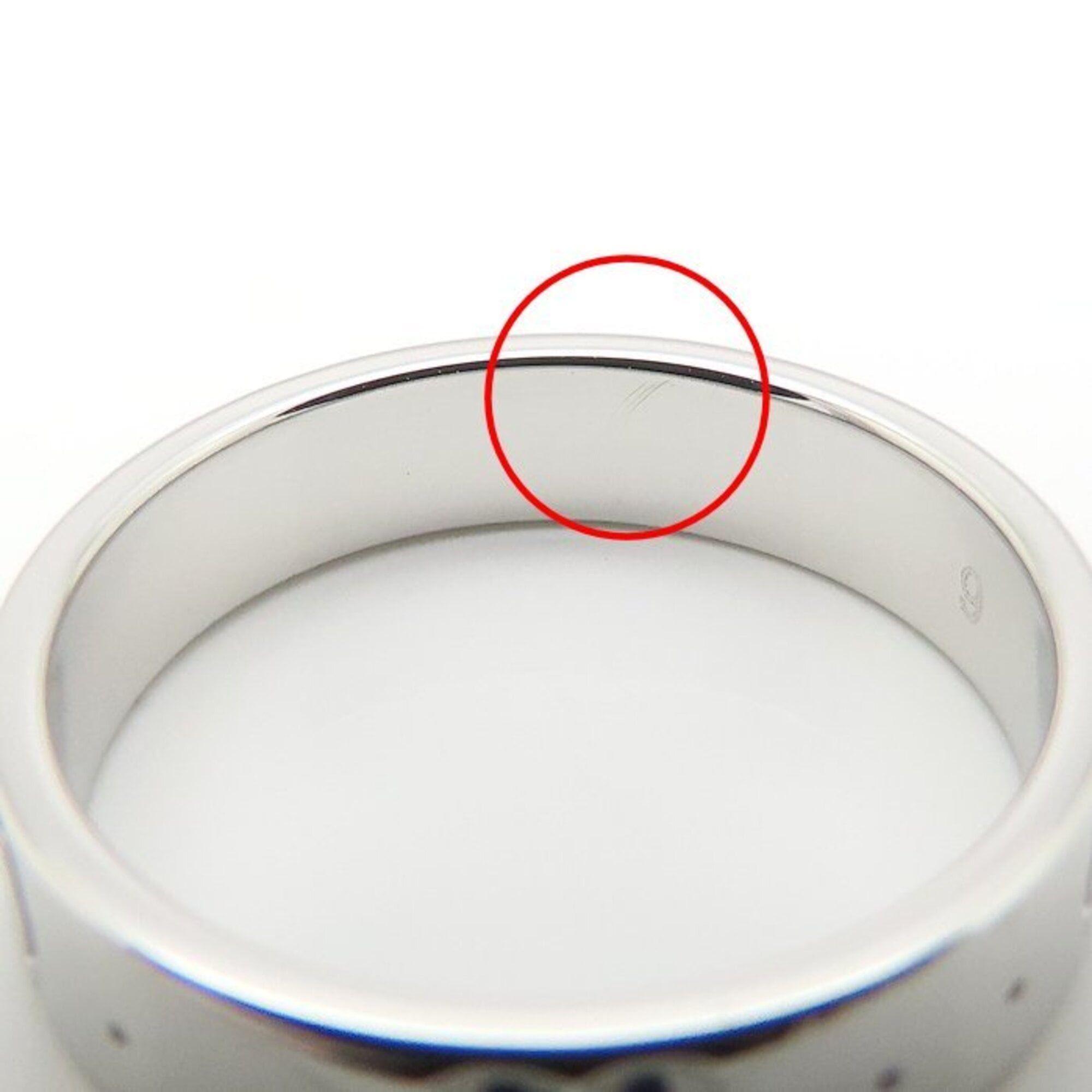 Gucci GUCCI Icon Ring, Size #9, 18K White Gold, Women's, Item Number 295549 Size ONE SIZE - 7 Thumbnail