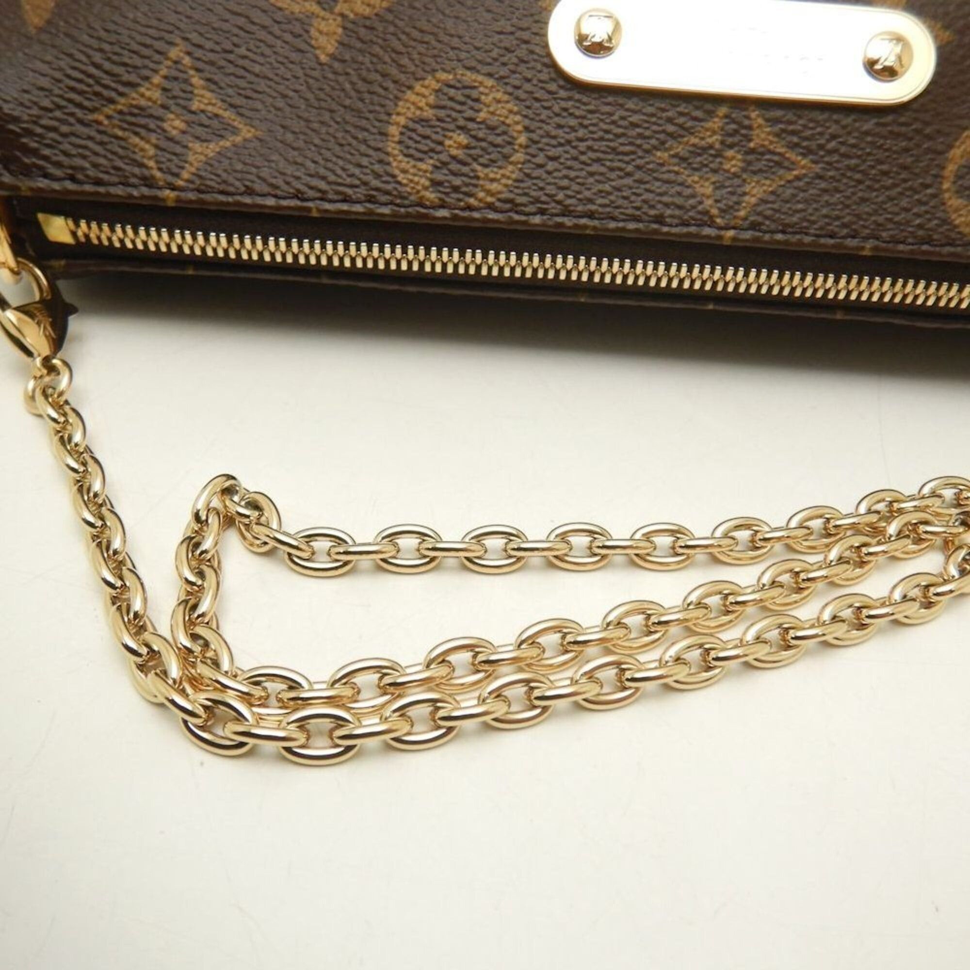 Louis Vuitton Louis Vuitton Monogram Eva M13567 Shoulder Bag Brown Women's 253882 Size ONE SIZE - 3 Thumbnail
