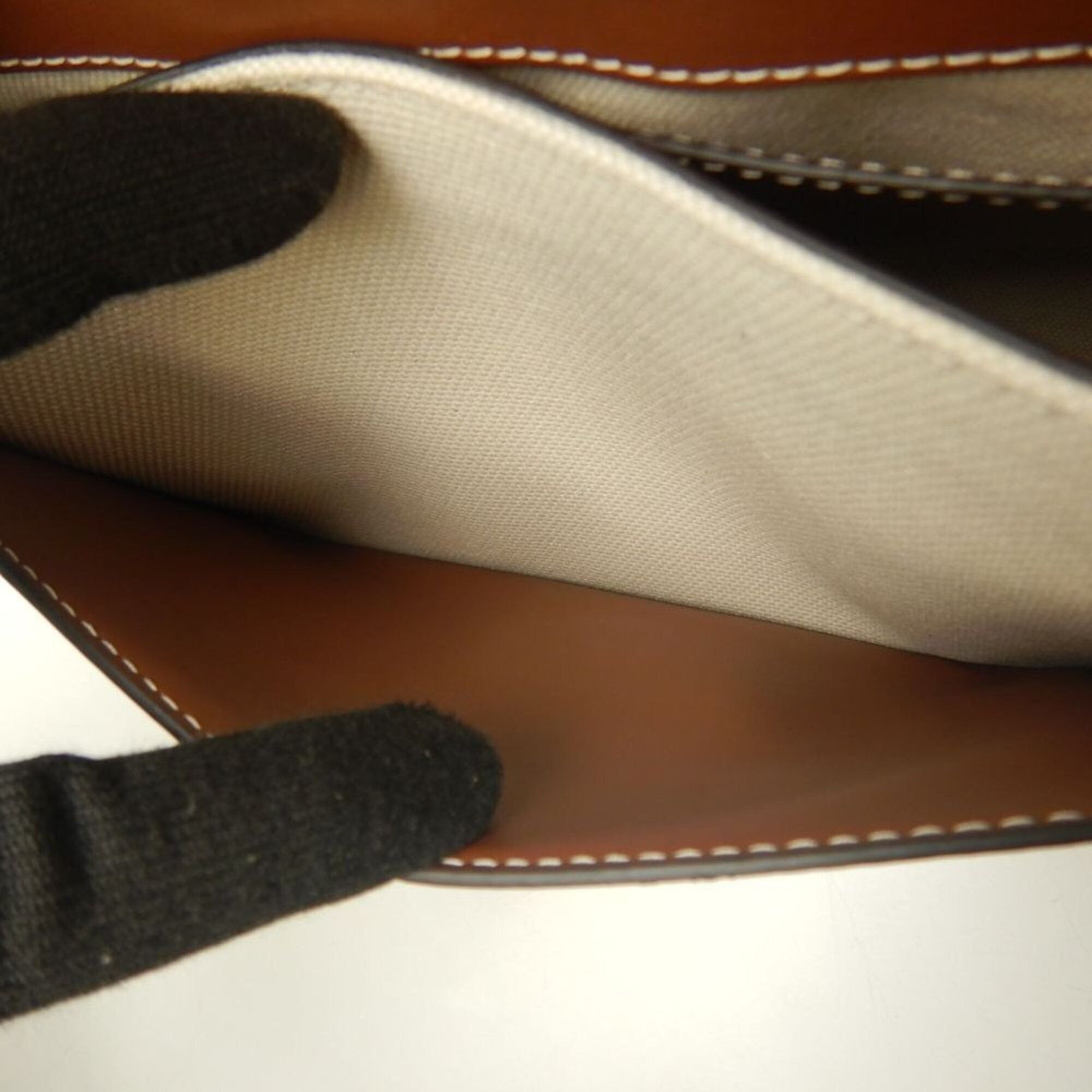 Burberry BURBERRY Horseferry Print Shoulder Bag 80302491 Canvas x Leather Natural Tan Women's 253842 Size ONE SIZE - 18 Thumbnail
